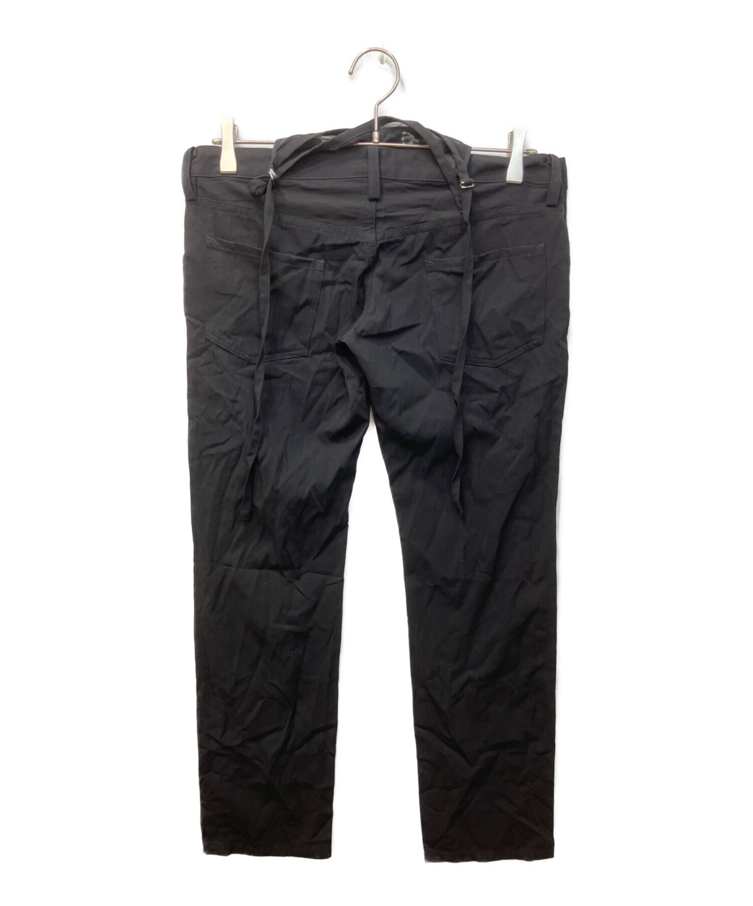LIWI FEU リミフゥ　サロペットパンツ 中古・古着通販】LIMI feu (リミフゥ) サロペットパンツ ブラック