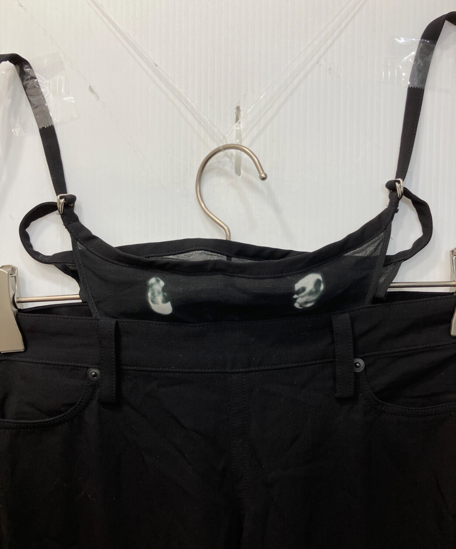 中古・古着通販】LIMI feu (リミフゥ) サロペットパンツ ブラック