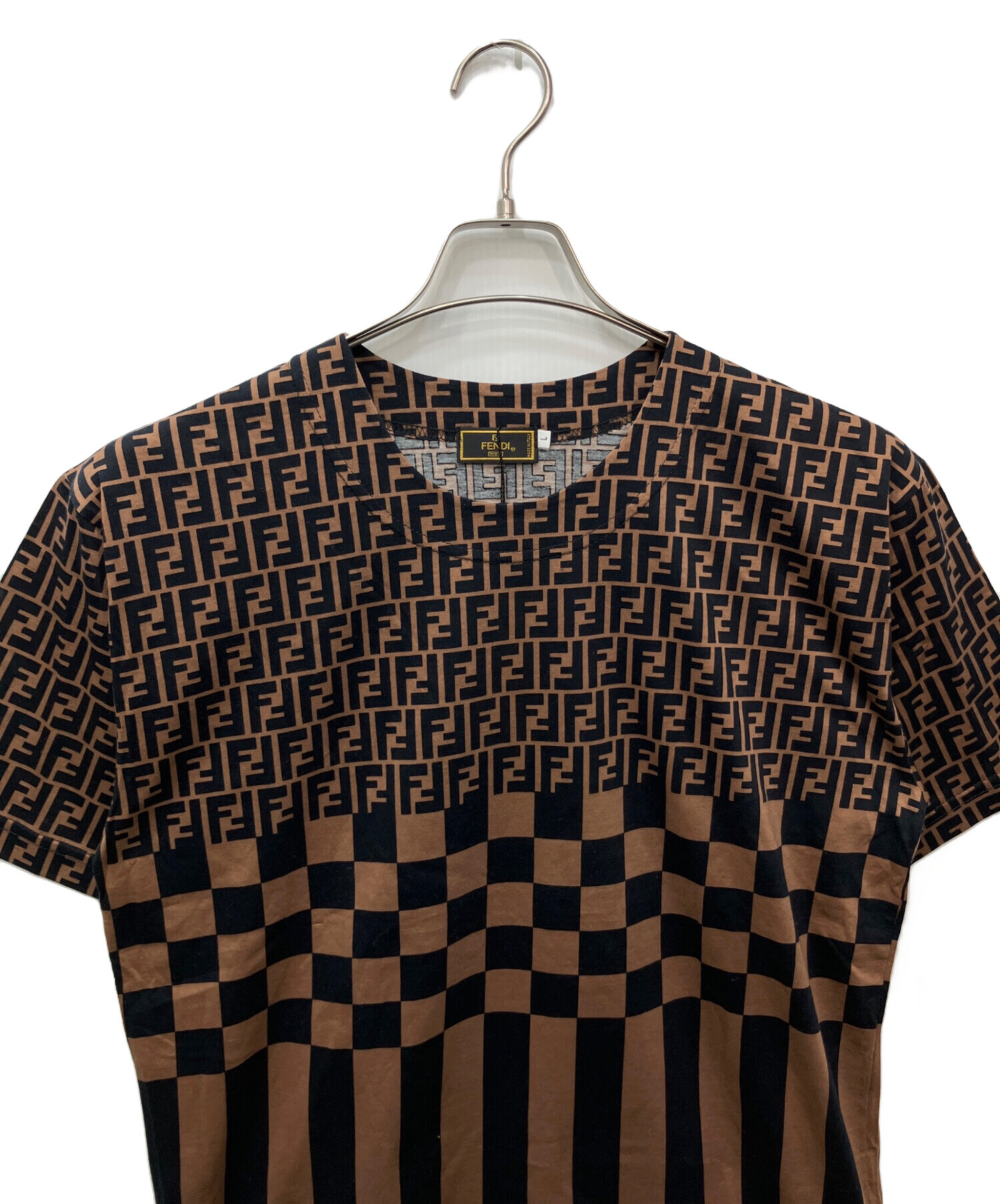 中古・古着通販】FENDI (フェンディ) ズッカ × ペカンストライプ T