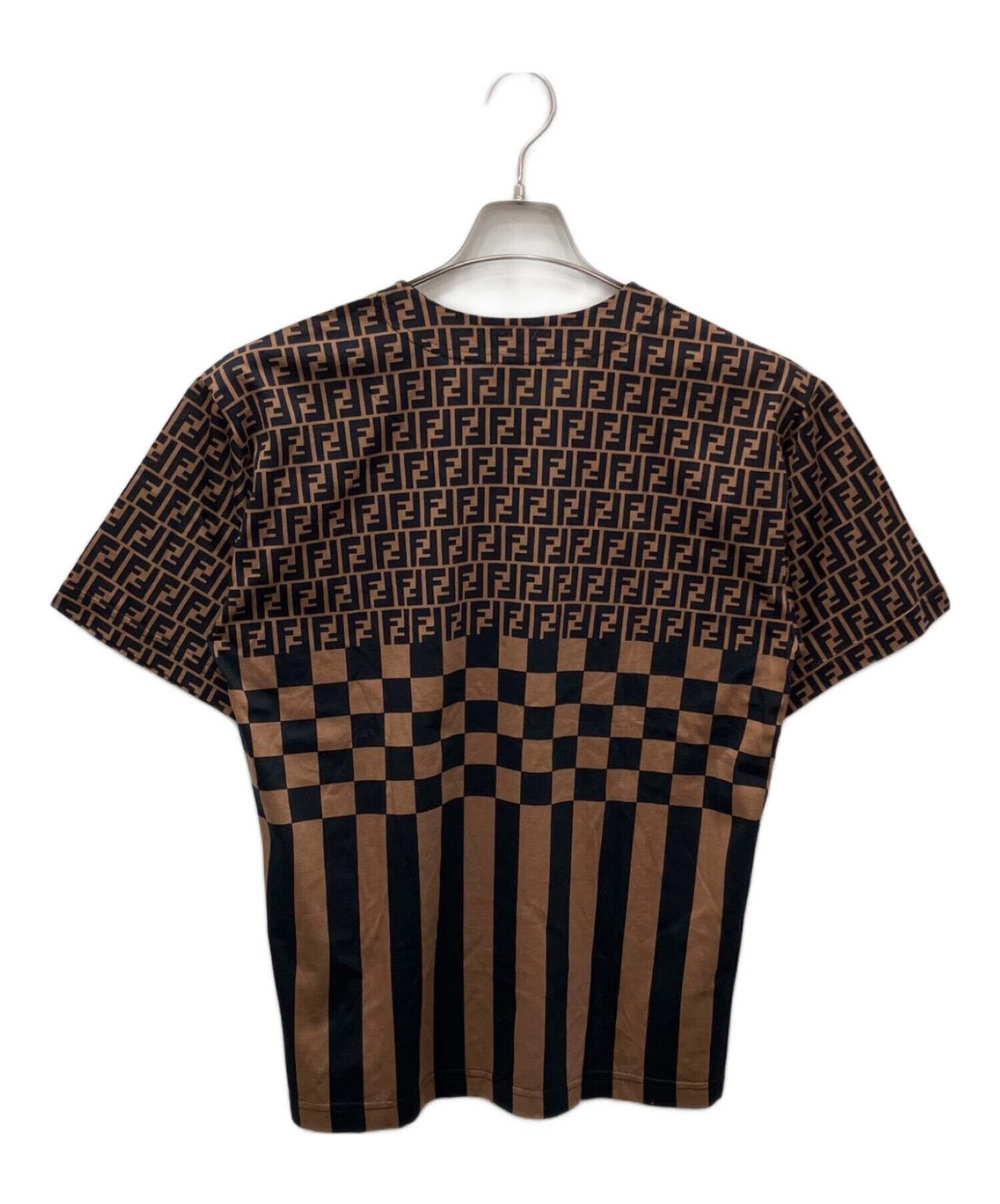 中古・古着通販】FENDI (フェンディ) ズッカ × ペカンストライプ T 中古・古着通販】FENDI (フェンディ) ズッカ × ペカンストライプ T