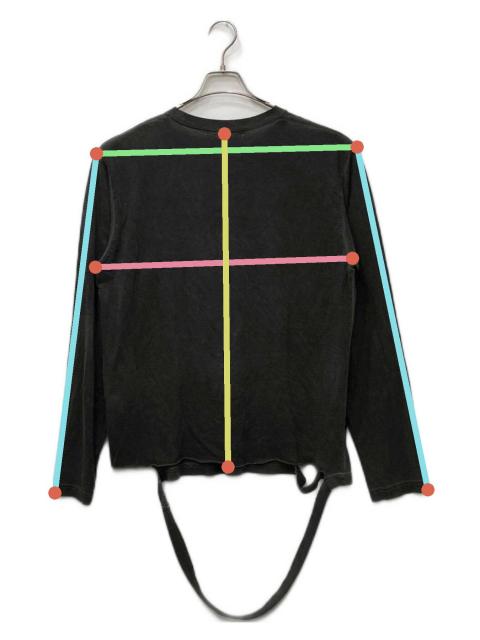 中古・古着通販】HYEIN SEO (ヘインソ) SLASHED LONG SLEEVE ブラック