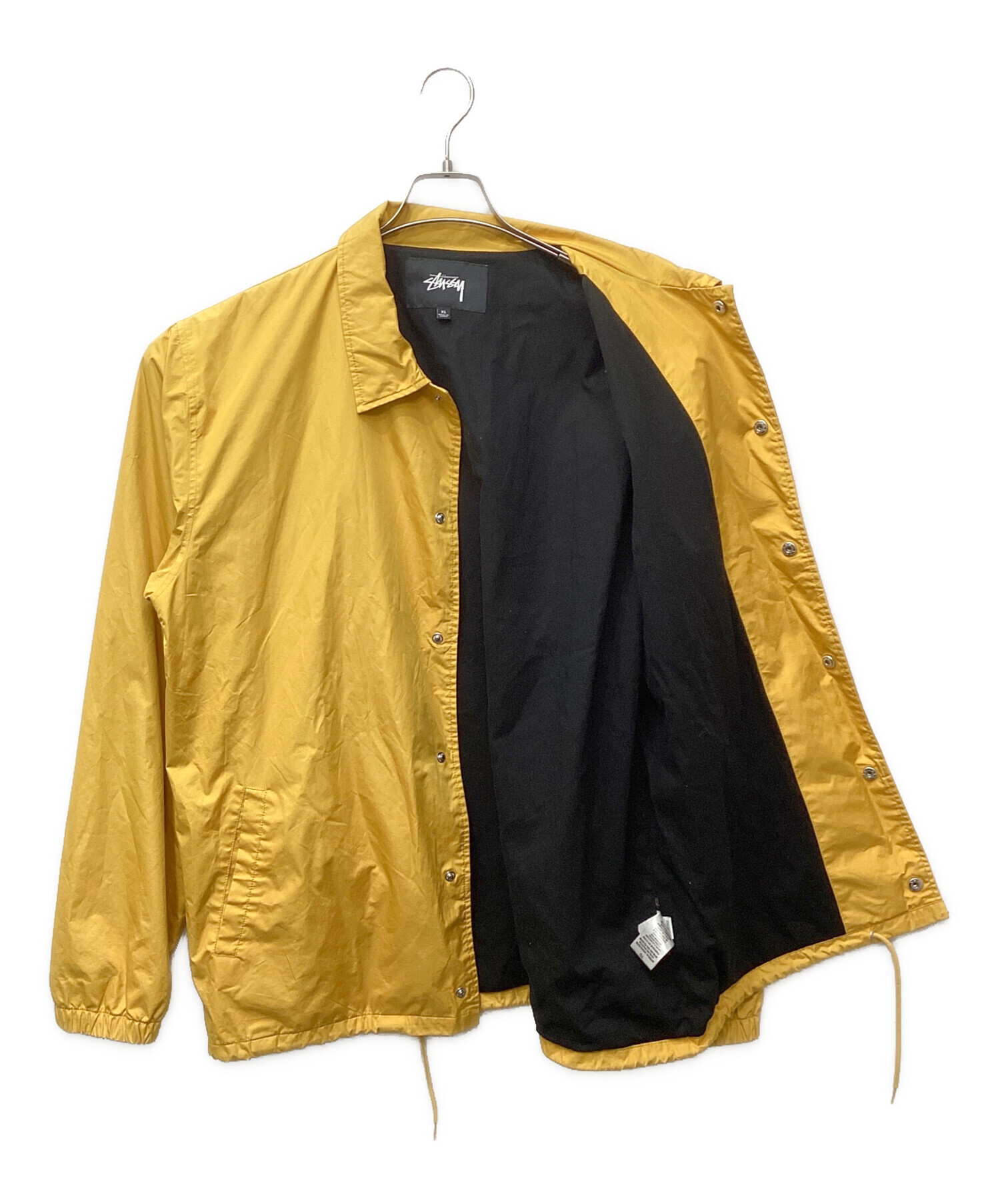 中古・古着通販】stussy (ステューシー) コーチジャケット イエロー