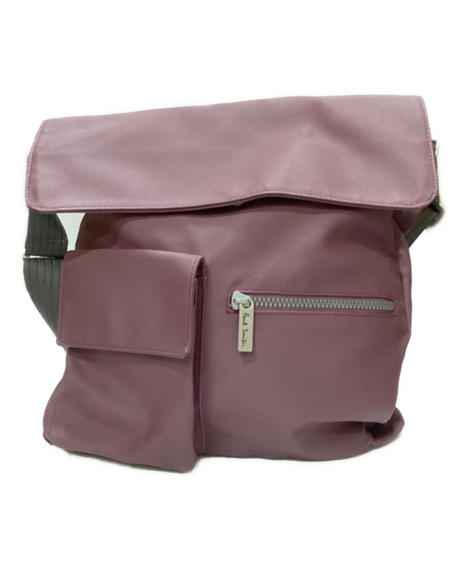 ◆Vintage◆Paul Smith◆メッセンジャーバッグ◆こげ茶◆レザー 中古・古着通販】Paul Smith (ポールスミス) メッセンジャーバッグ