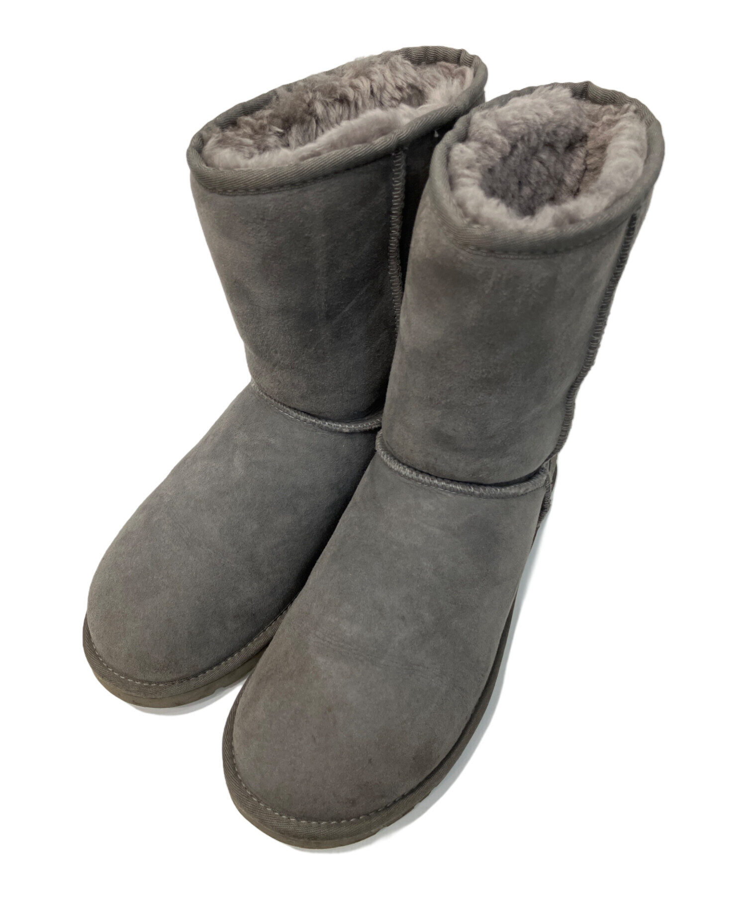 中古・古着通販】UGG (アグ) ムートンブーツ グレー サイズ:26CM