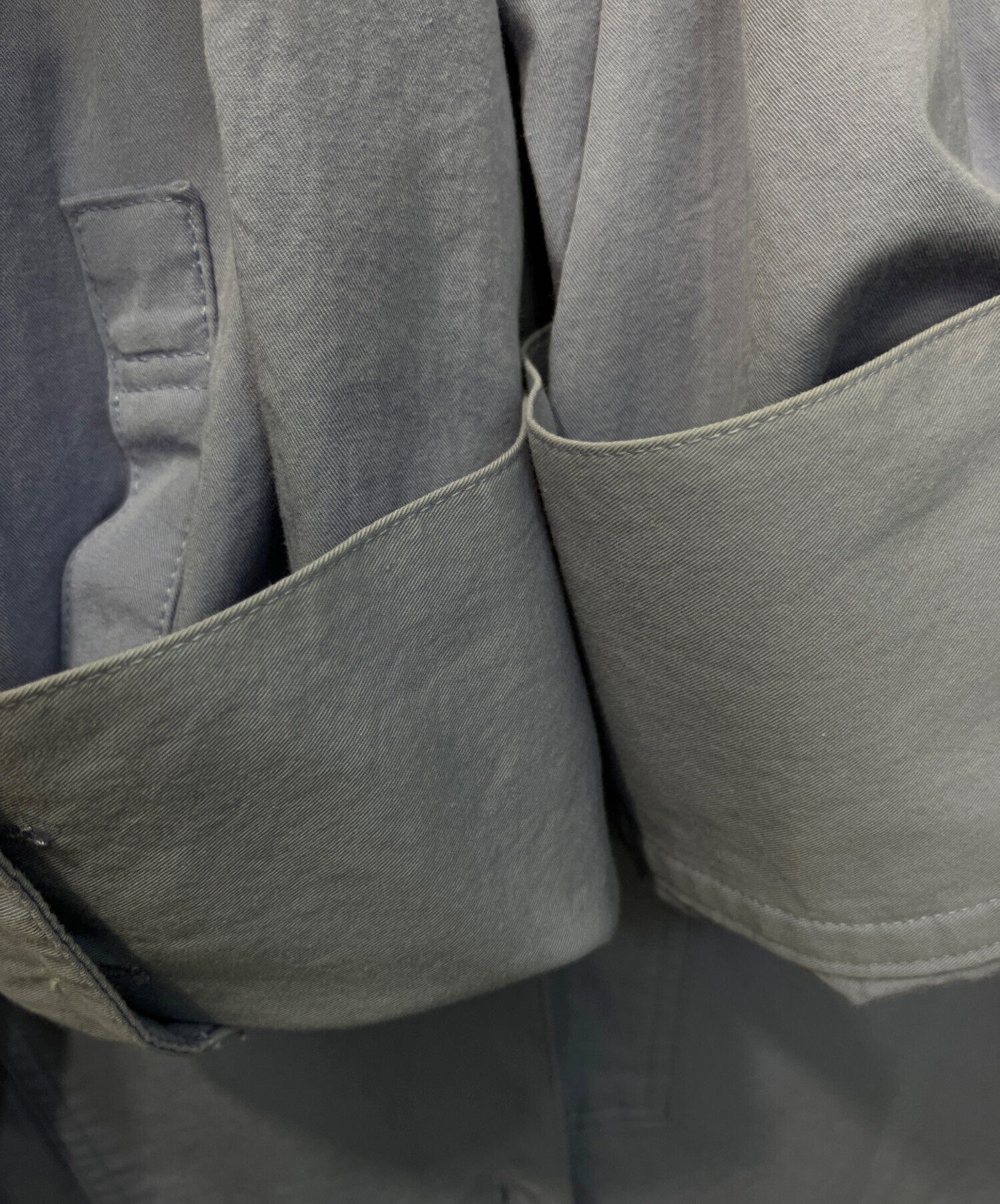 中古・古着通販】CITYSHOP (シティショップ) ノーカラーロングシャツ