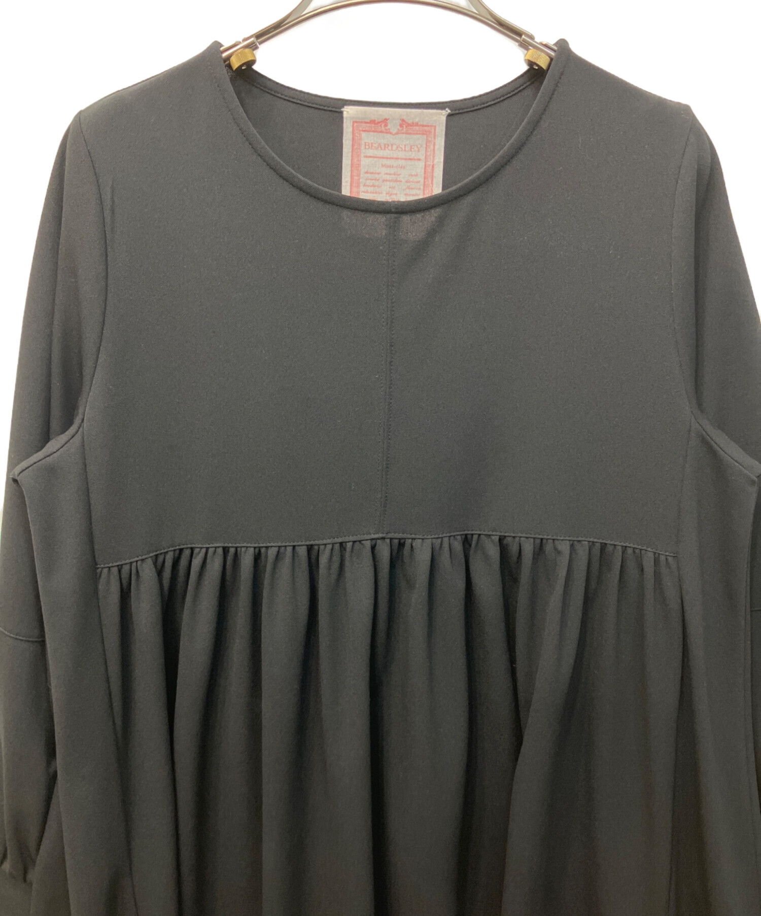 BEARDSLEY ビアズリー ジャージーギャザーワンピース 中古・古着通販】BEARDSLEY (ビアズリー) ジャージーギャザー