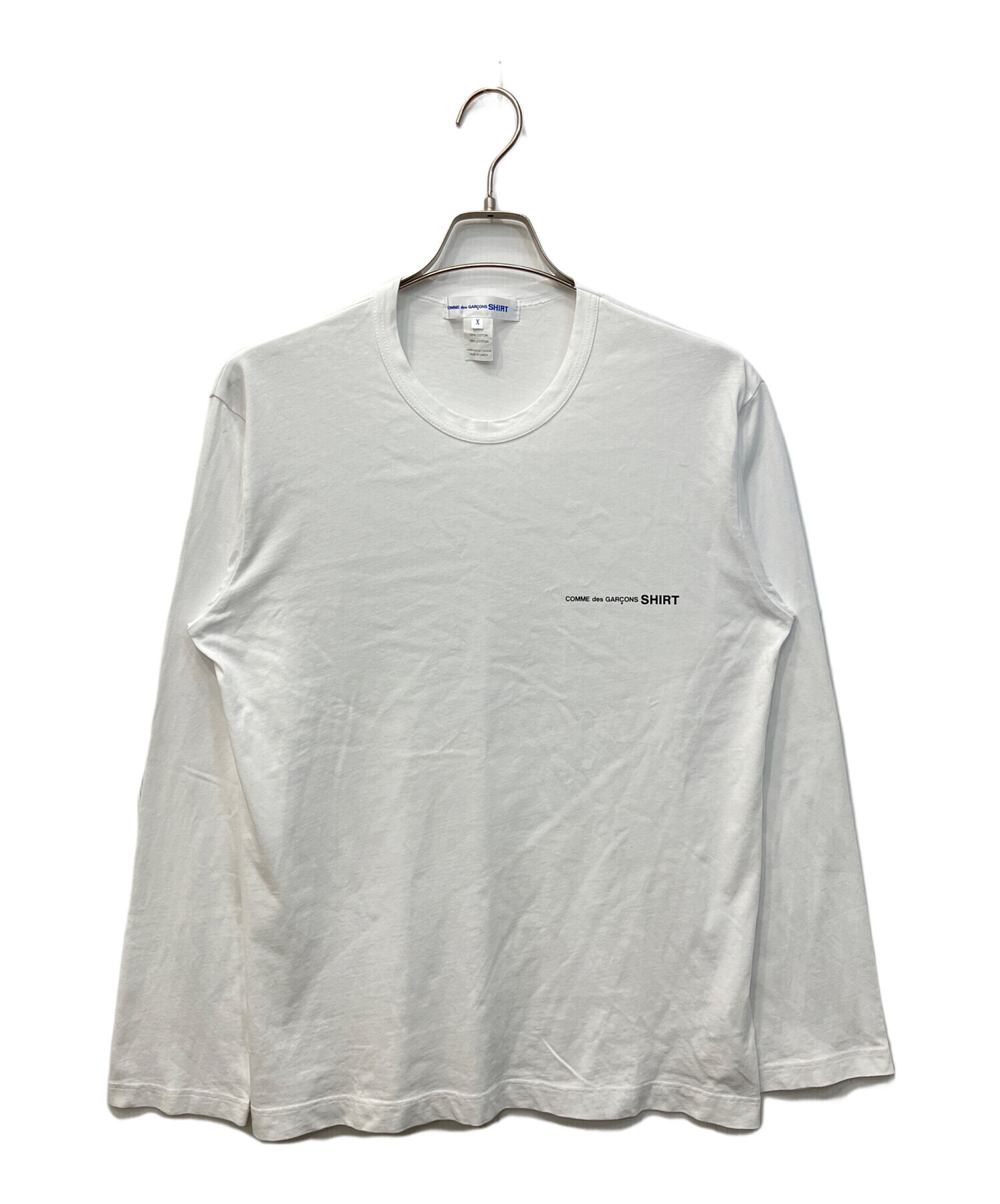 COMME des GARÇONS SHIRT バックプリント コットンシャツ 中古・古着通販】COMME des GARCONS SHIRT cotton jersey plain with