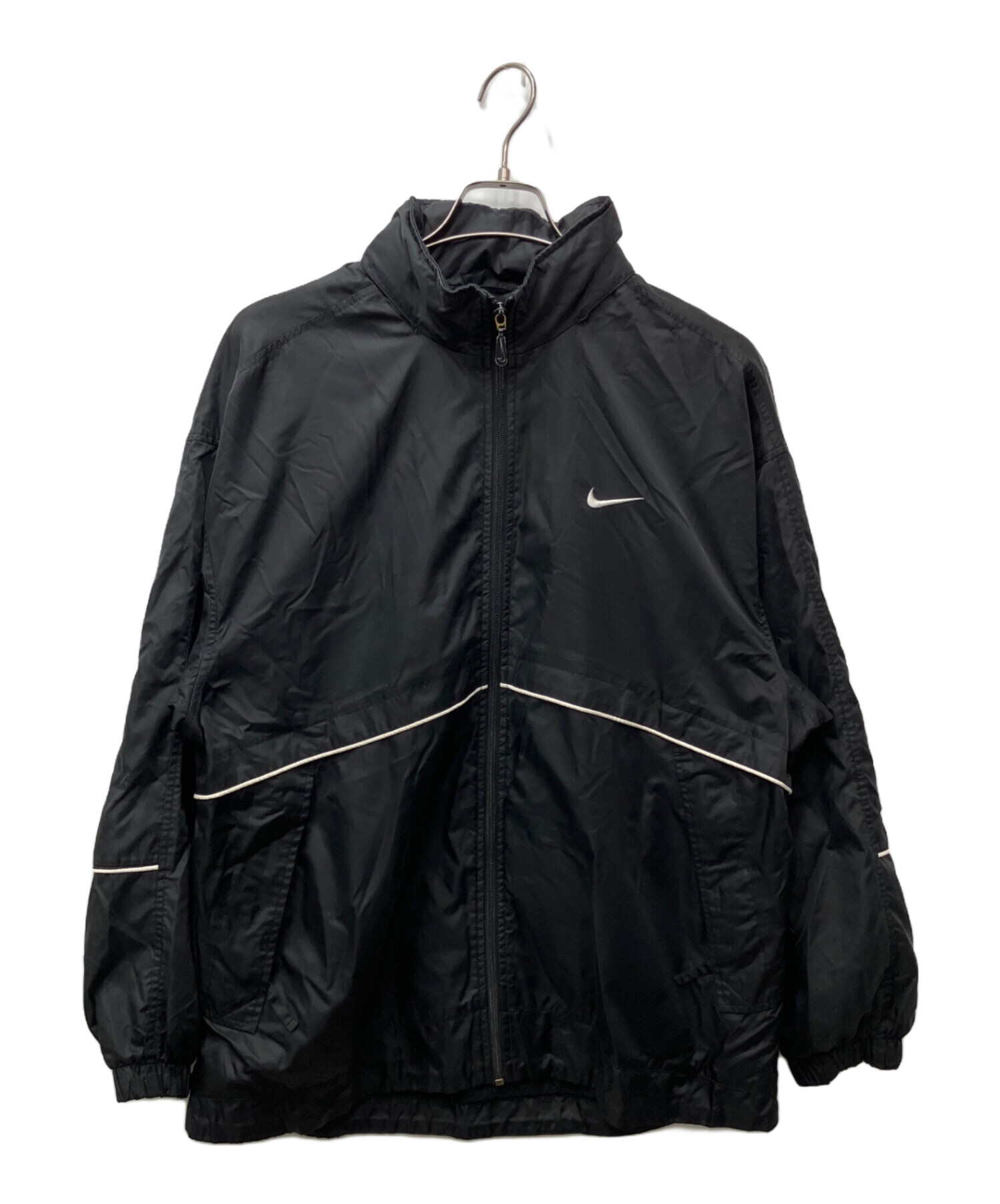 中古・古着通販】NIKE (ナイキ) ナイロンジャケット ブラック サイズ