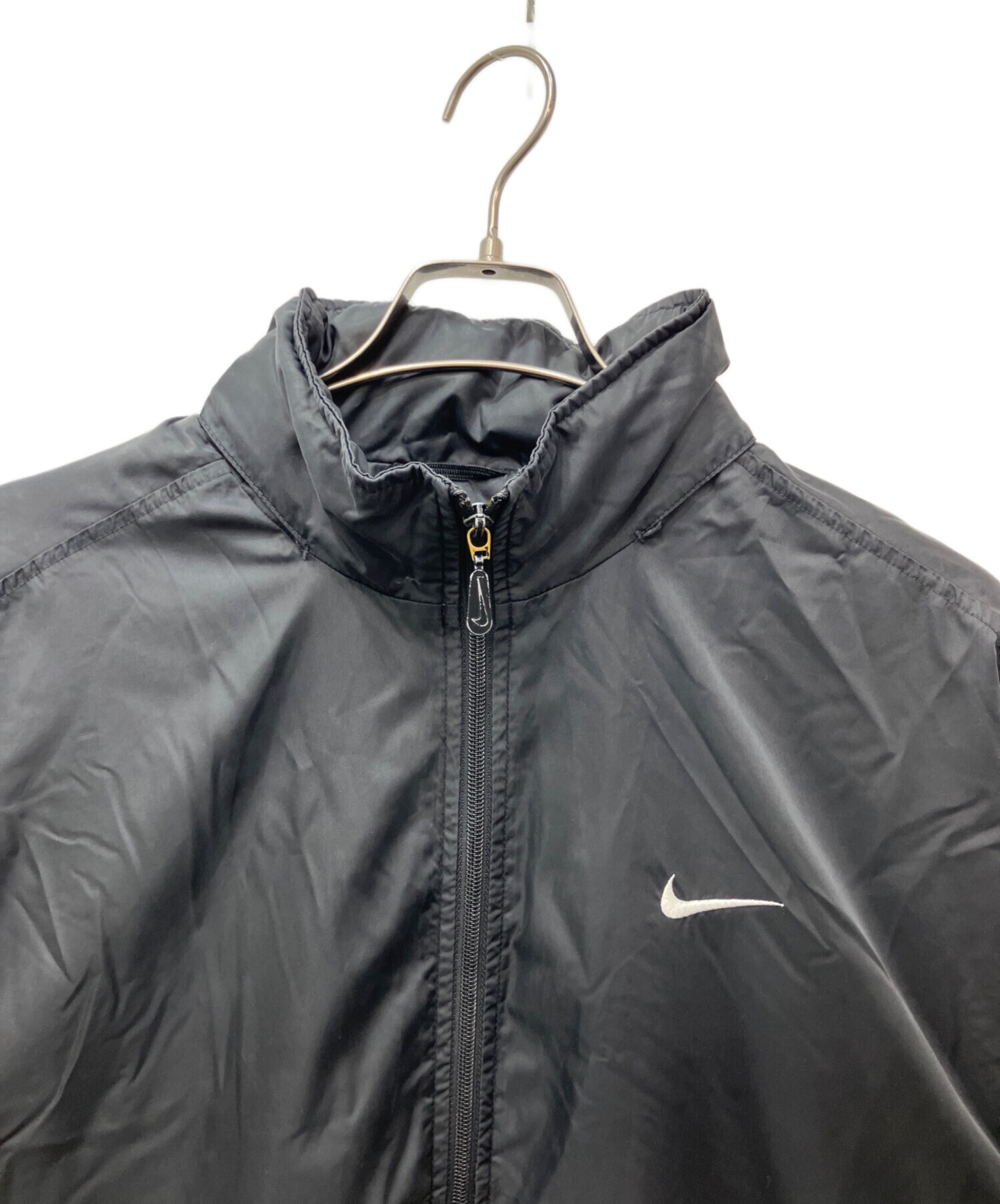中古・古着通販】NIKE (ナイキ) ナイロンジャケット ブラック サイズ
