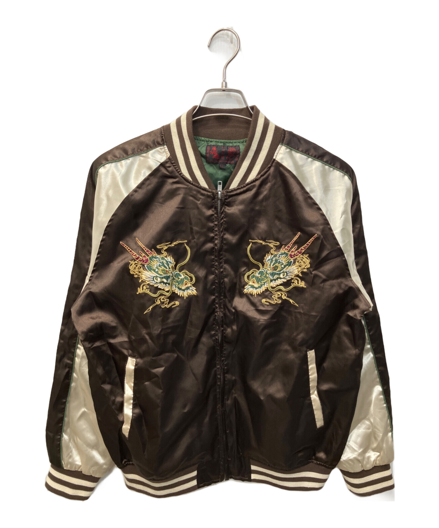 中古・古着通販】一心如鏡 (イッシンニョキョウ) スカジャン ブラウン