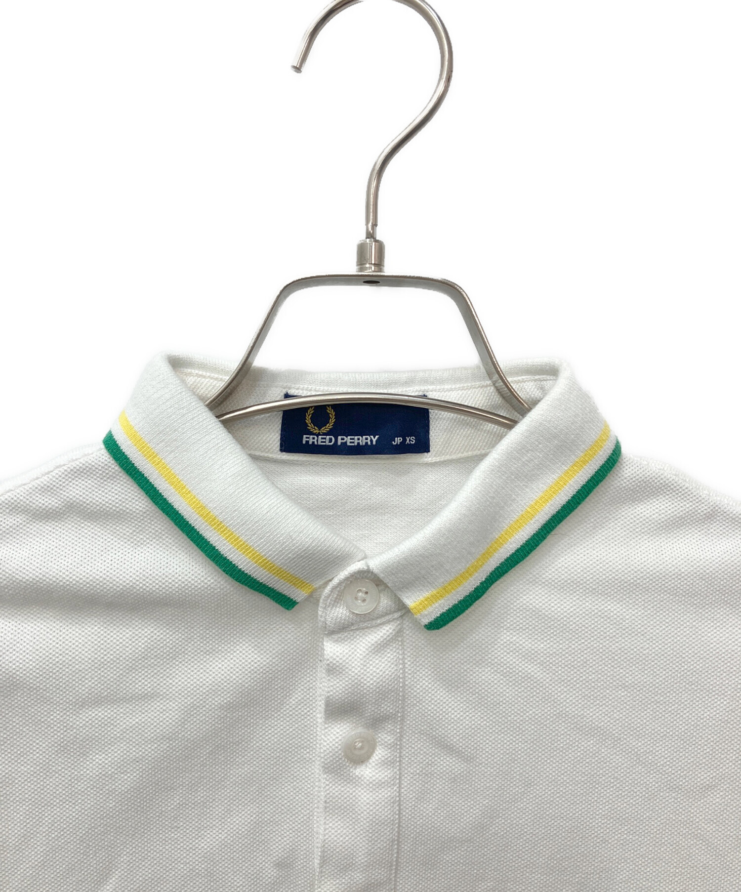 中古・古着通販】FRED PERRY (フレッドペリー) ポロシャツ ホワイト