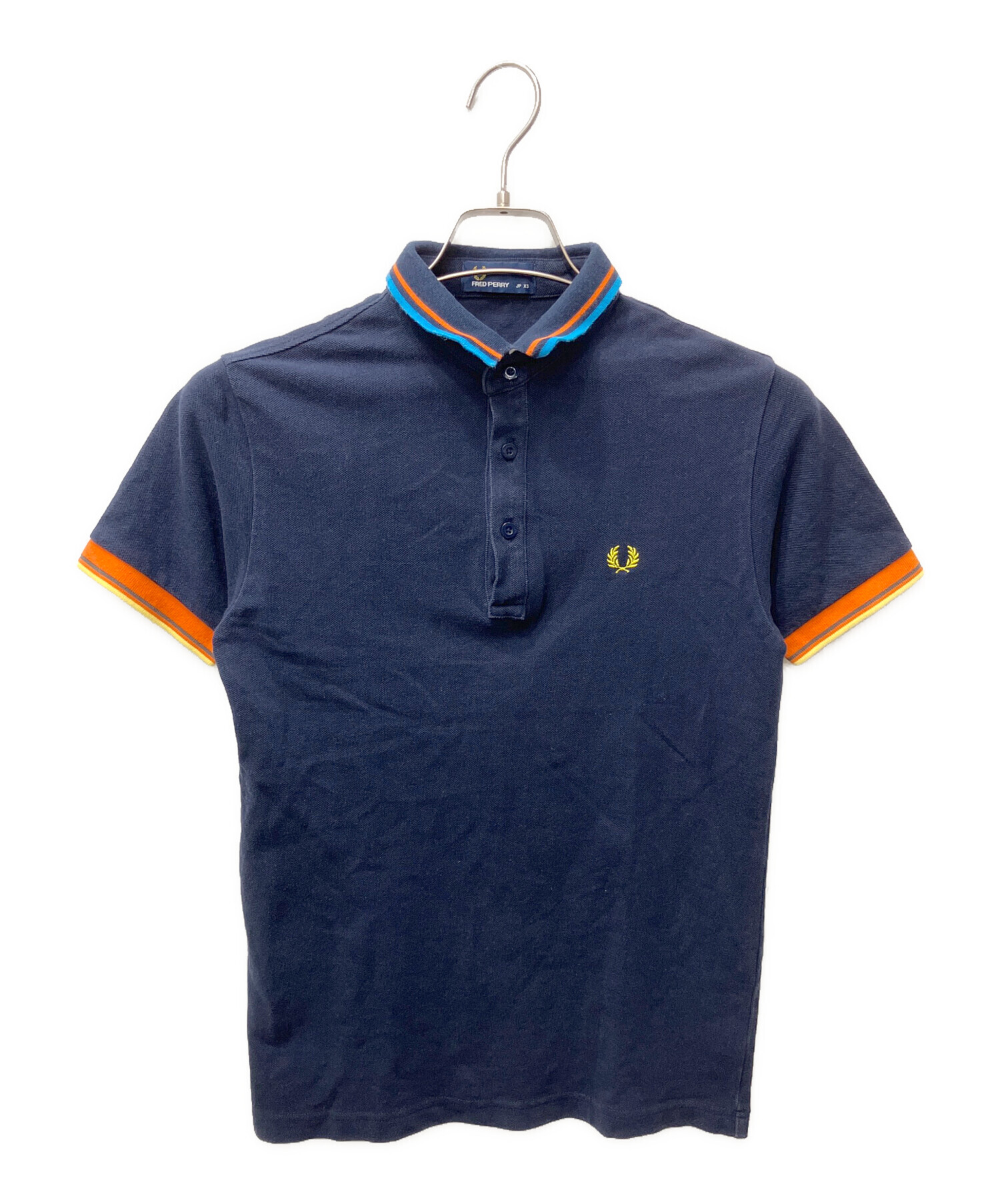 FREDPERRY ポロシャツ xs ネイビー 中古・古着通販】FRED PERRY (フレッドペリー) ポロシャツ ネイビー