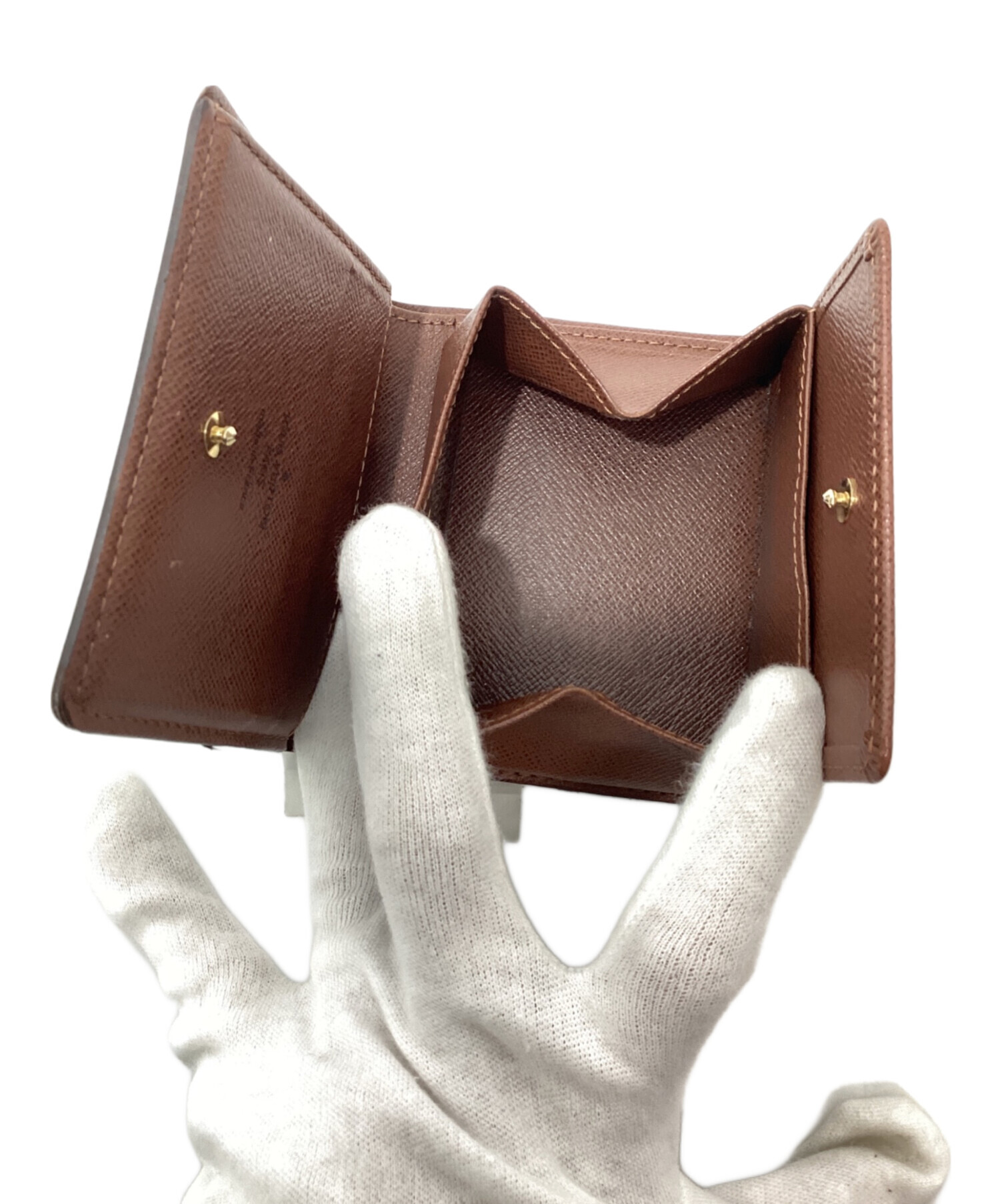 ルイヴィトン　 二つ折り財布 ブラウン 中古・古着通販】LOUIS VUITTON (ルイ ヴィトン) 2つ折り財布 ブラウン