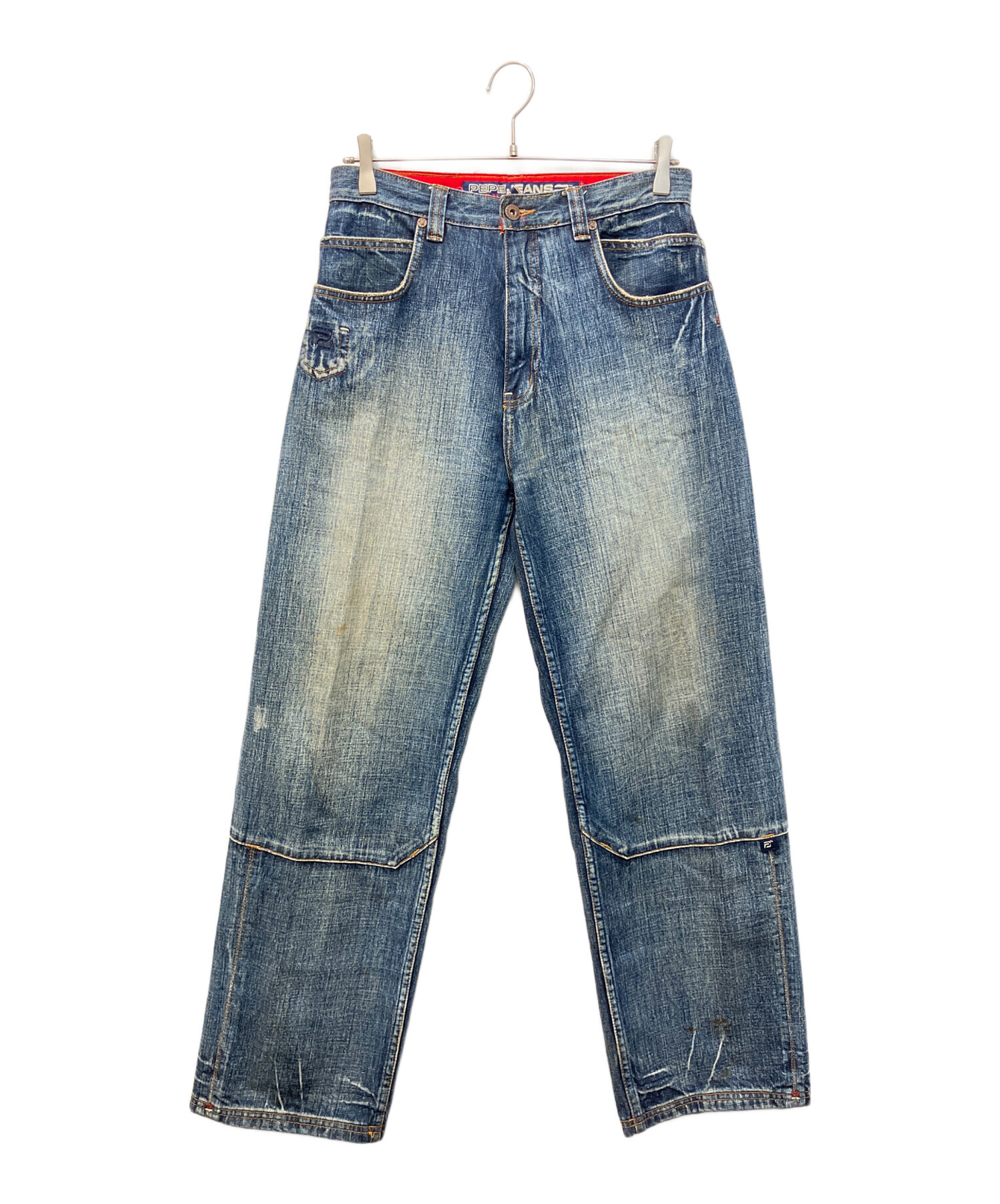 Pepe Jeans LONDON デニムパンツ 32(L位) 【古着】【中古】 中古・古着通販】Pepe Jeans LONDON (ペペジーンズロンドン) 変形