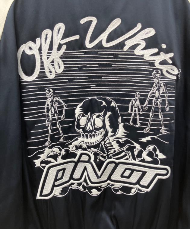 【本日のみ値下げ】スーヴェニアジャケット　90s 中古・古着通販】OFFWHITE (オフホワイト) Reversible Souvenir Jacket