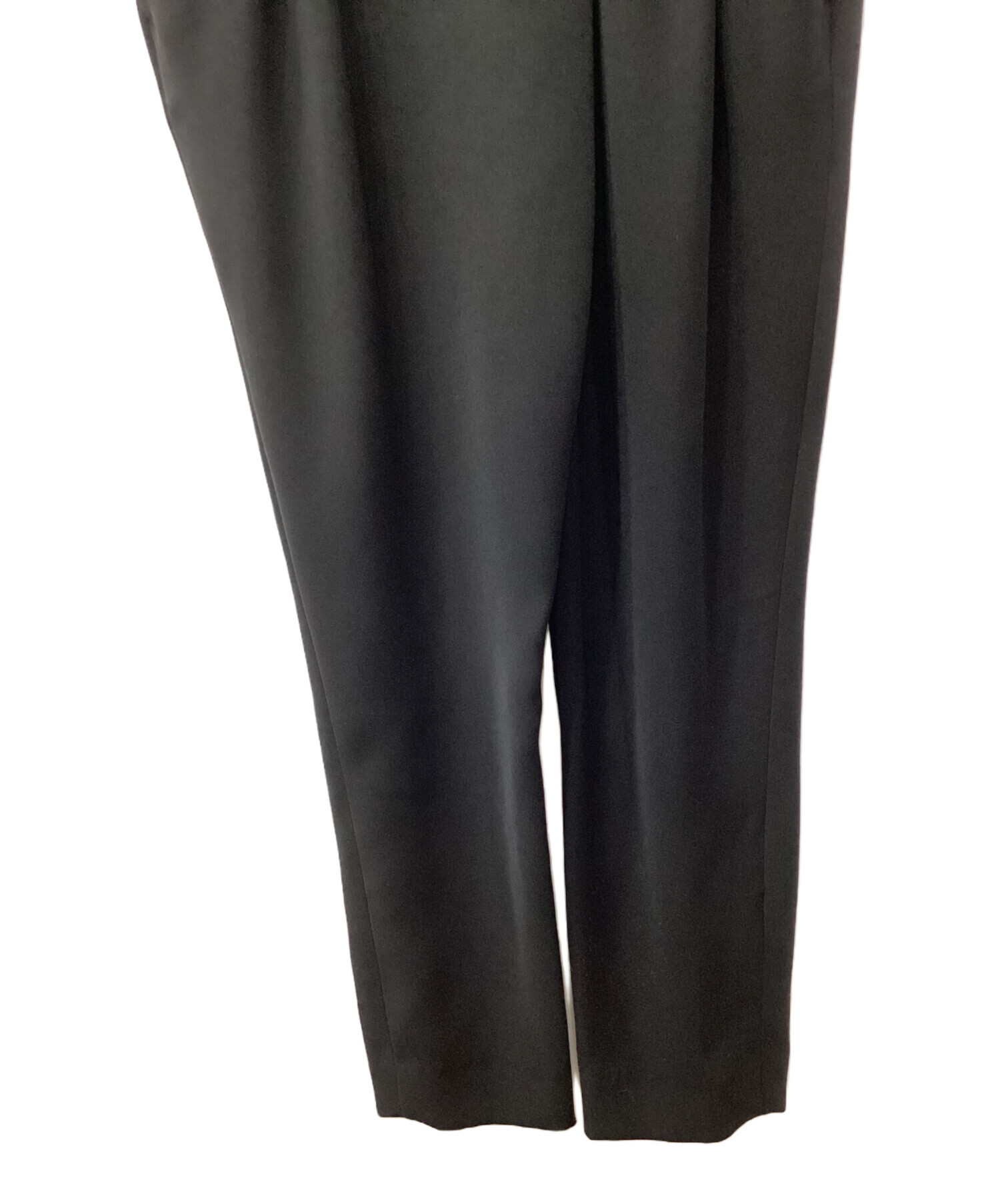 YOKO CHAN 黒　パンツ　ヨーコチャン　36 中古・古着通販】YOKO CHAN (ヨーコチャン) バイカラーオールインワン