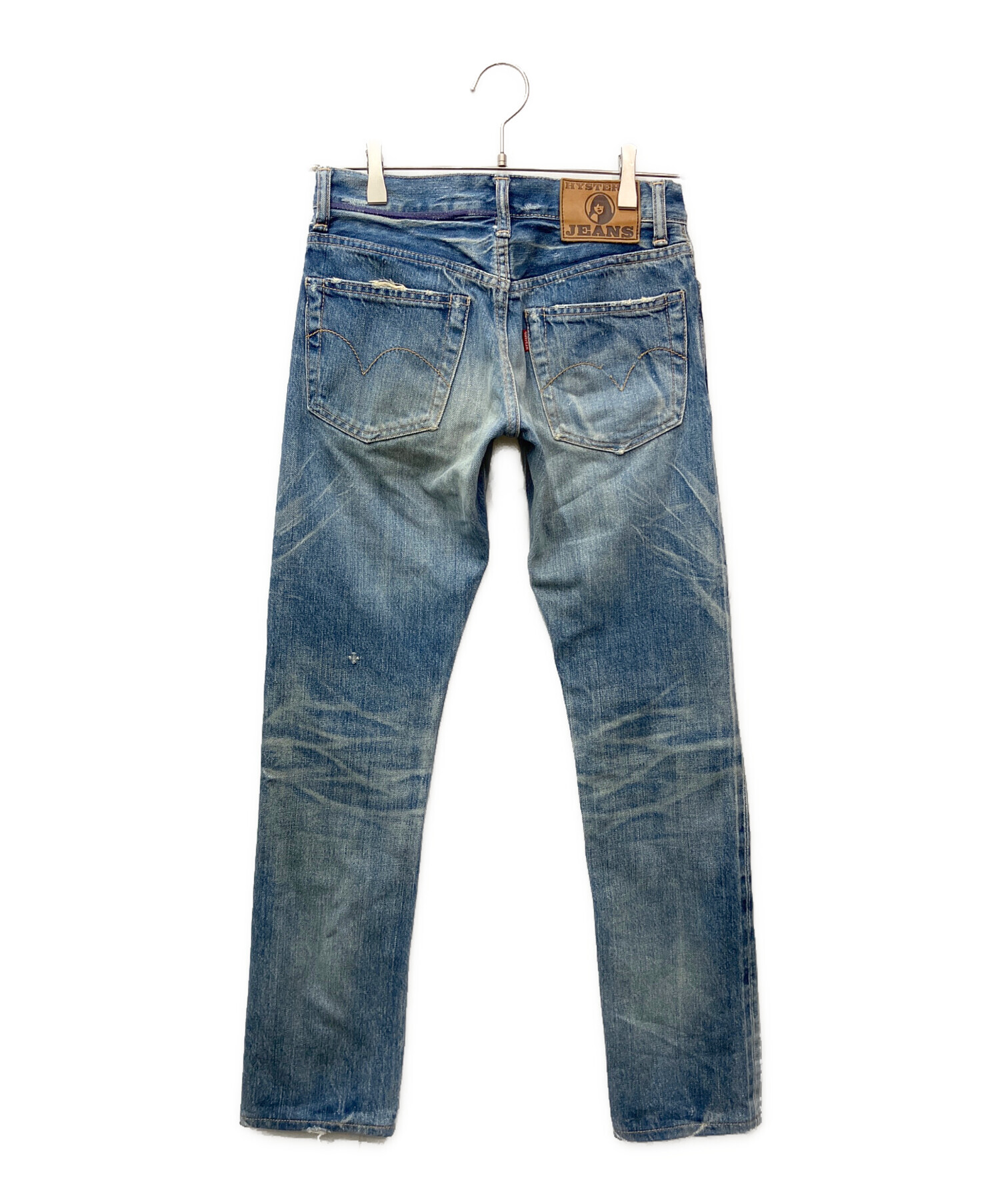 HYSTERIC GLAMOUR スタッズデニム インディゴ ヒス 30 中古・古着通販】Hysteric Glamour (ヒステリックグラマー) スタッズ