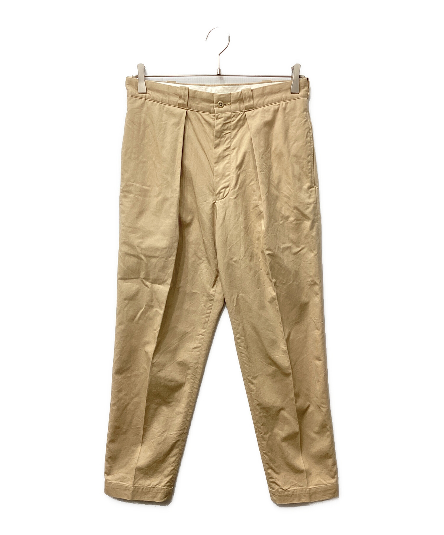 中古・古着通販】MARKAWARE (マーカウェア) FRONT PLEATS PEGTOP