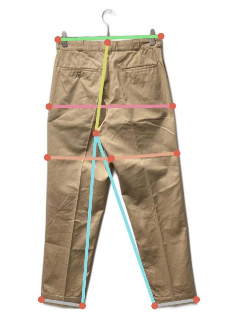 中古・古着通販】MARKAWARE (マーカウェア) FRONT PLEATS PEGTOP