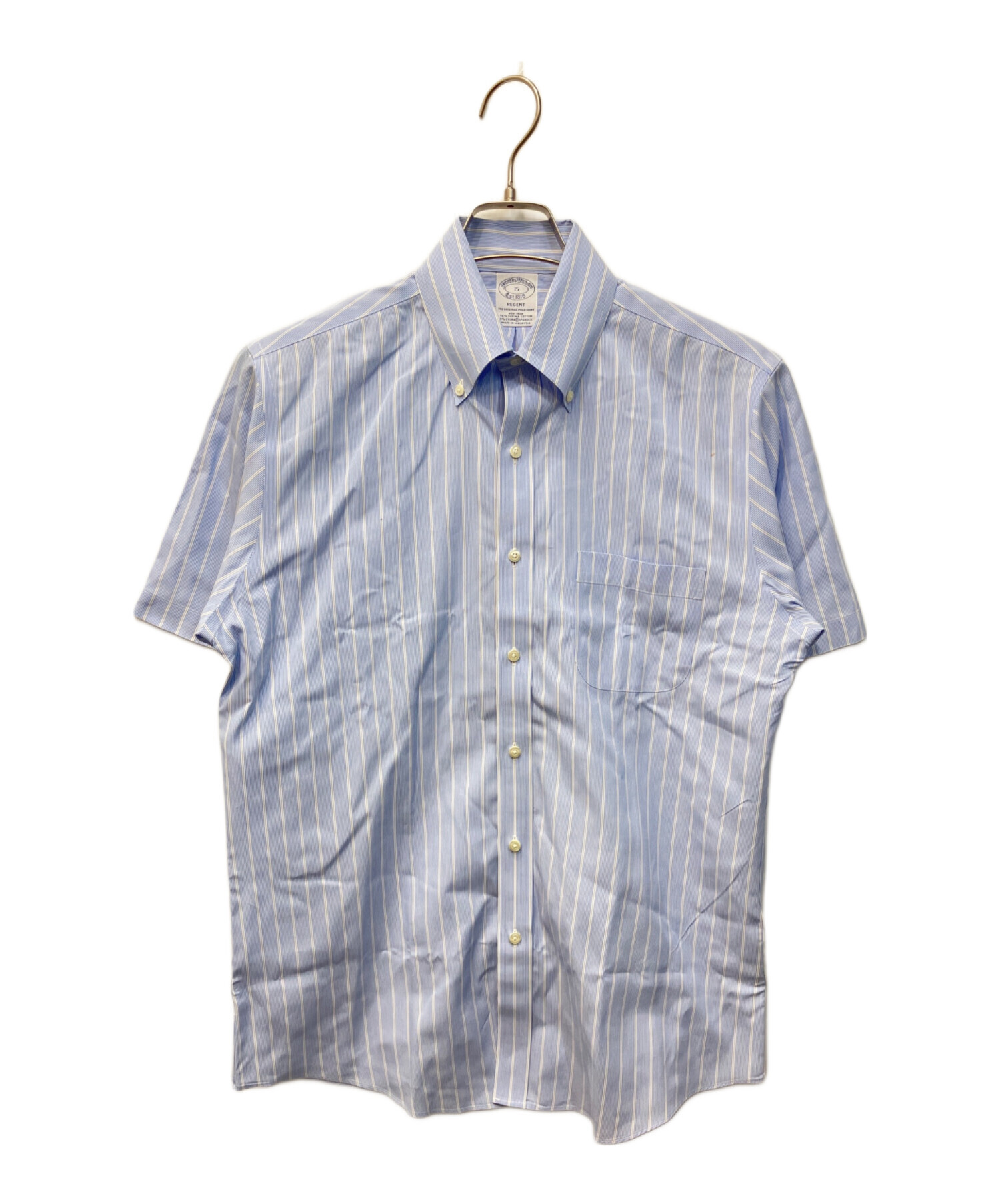 【新品未使用】Brooks Brothers　　半袖ボタンダウン　15 1/2 中古・古着通販】BROOKS BROTHERS (ブルックスブラザーズ) 半袖