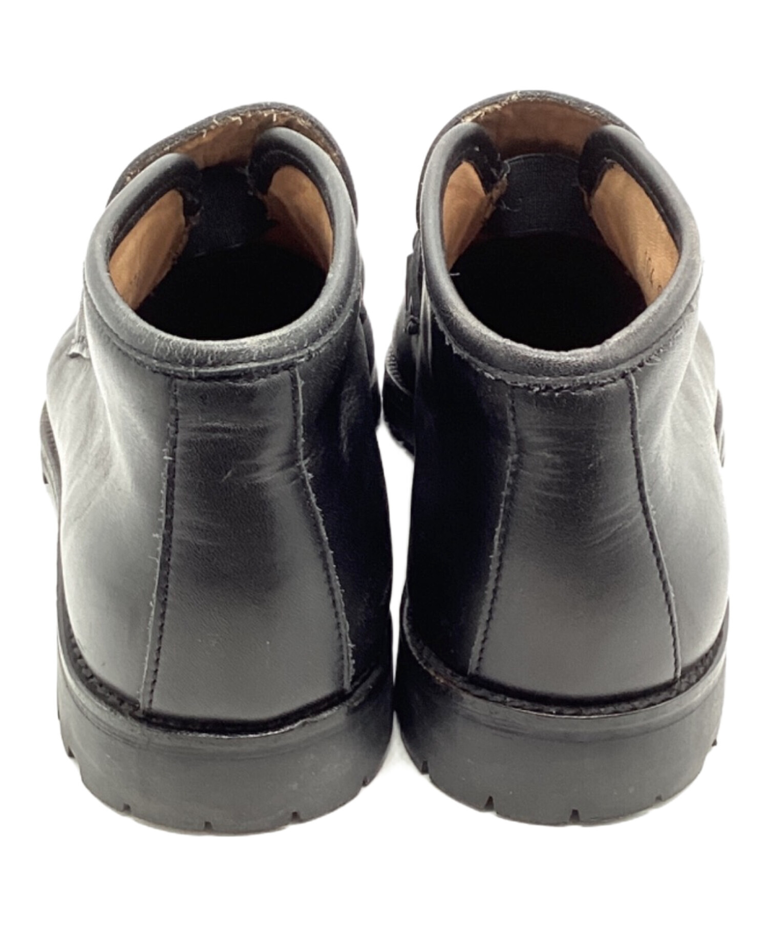 中古・古着通販】GUCCI (グッチ) ホースビッモカシンブーツ ブラック