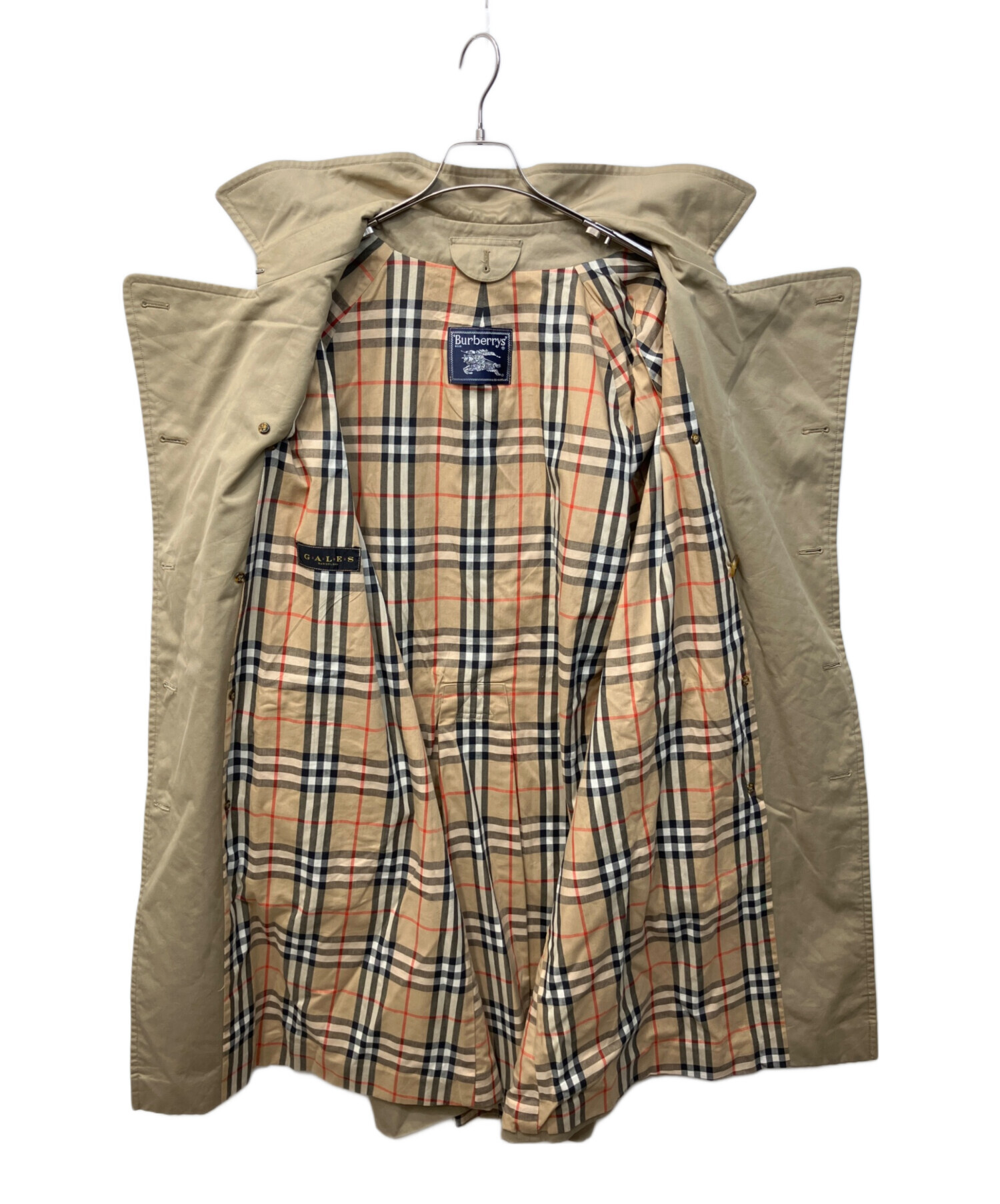 ✨️美品✨️ バーバリー ノバチェック ラグラン トレンチコート 中古・古着通販】Burberry's (バーバリーズ) 裏ノバチェックラグラン