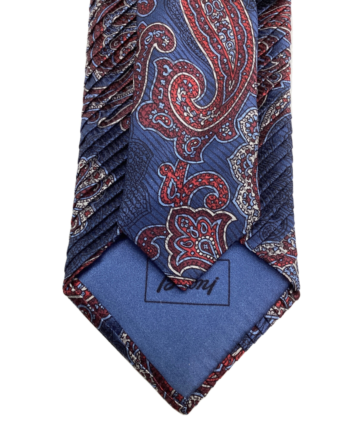 中古・古着通販】BRIONI (ブリオーニ) ペイズリー柄プリーツ