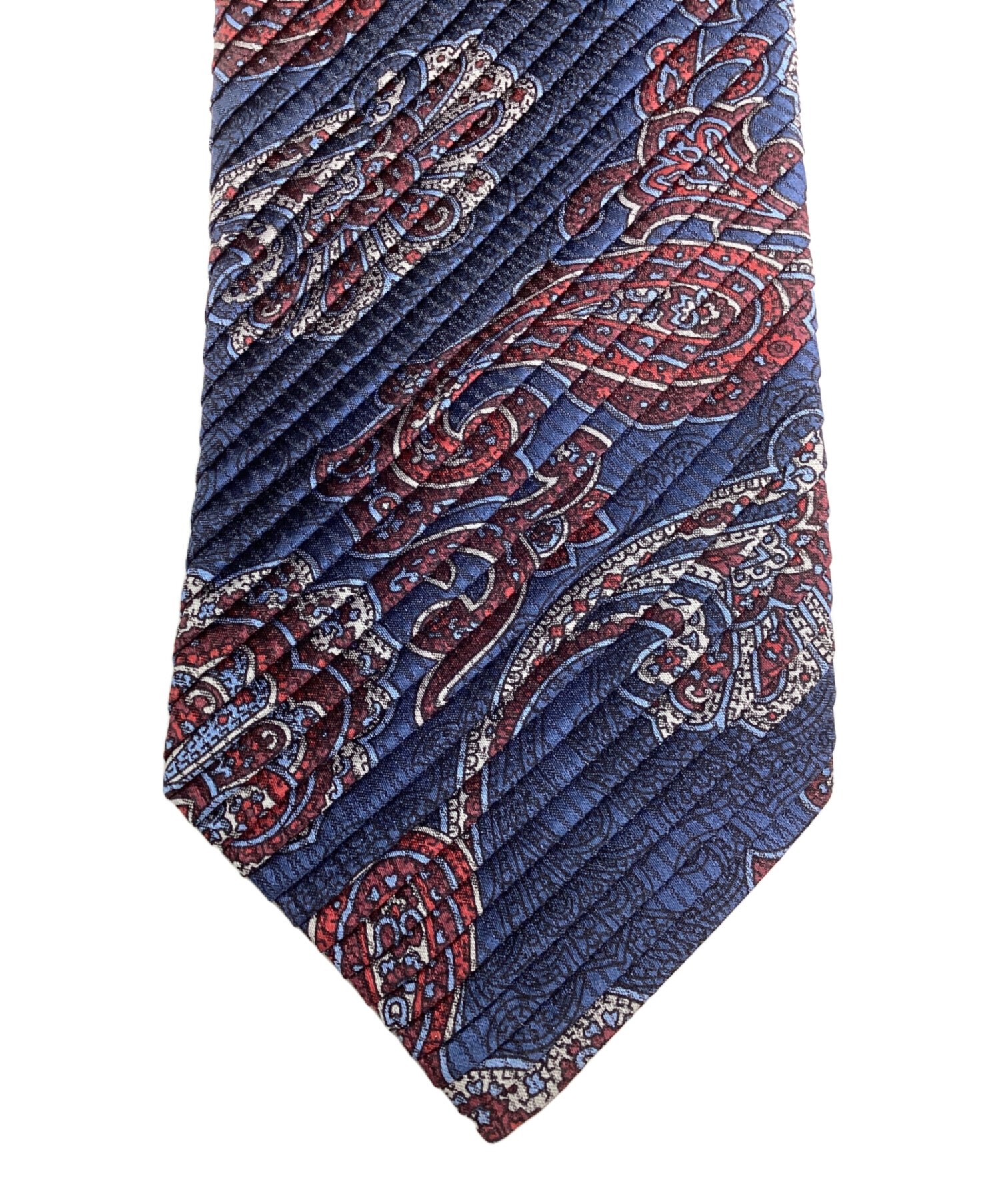 中古・古着通販】BRIONI (ブリオーニ) ペイズリー柄プリーツ