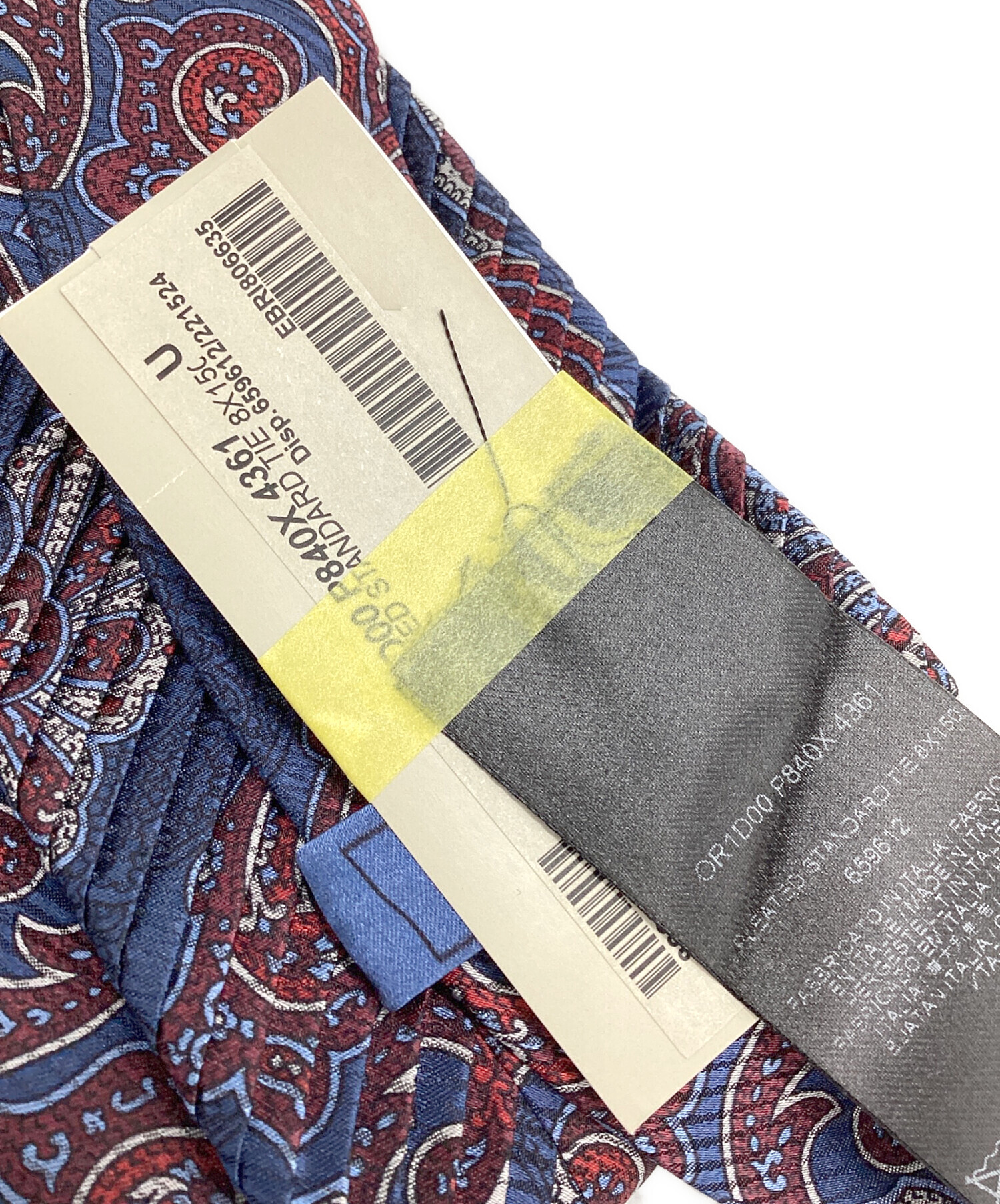 中古・古着通販】BRIONI (ブリオーニ) ペイズリー柄プリーツ