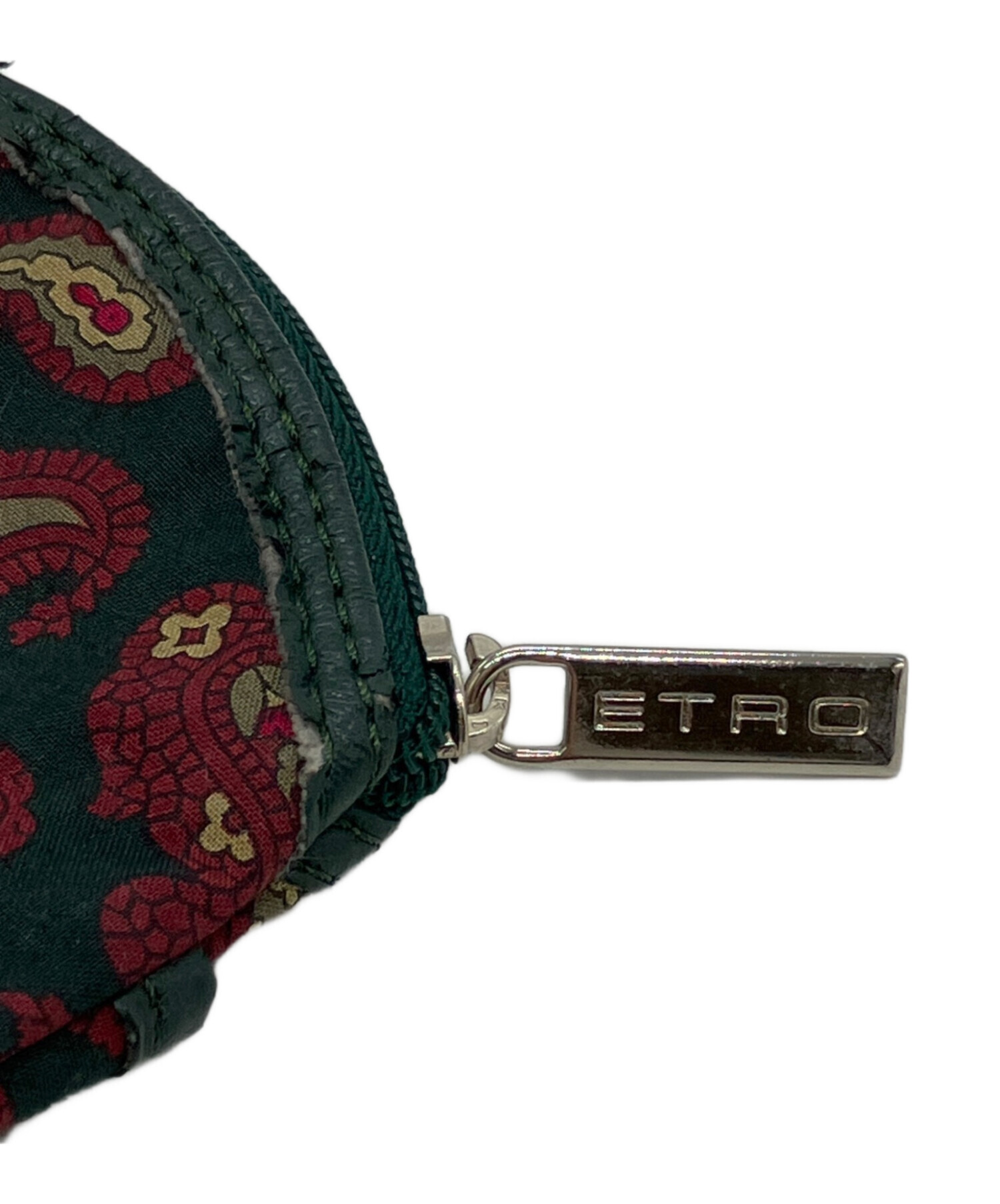 未使用◇ETRO◇エトロ◇コンフォーターケース◇175x210cm◇ペイズリー 中古・古着通販】ETRO (エトロ) ペイズリー柄コインケース グリーン