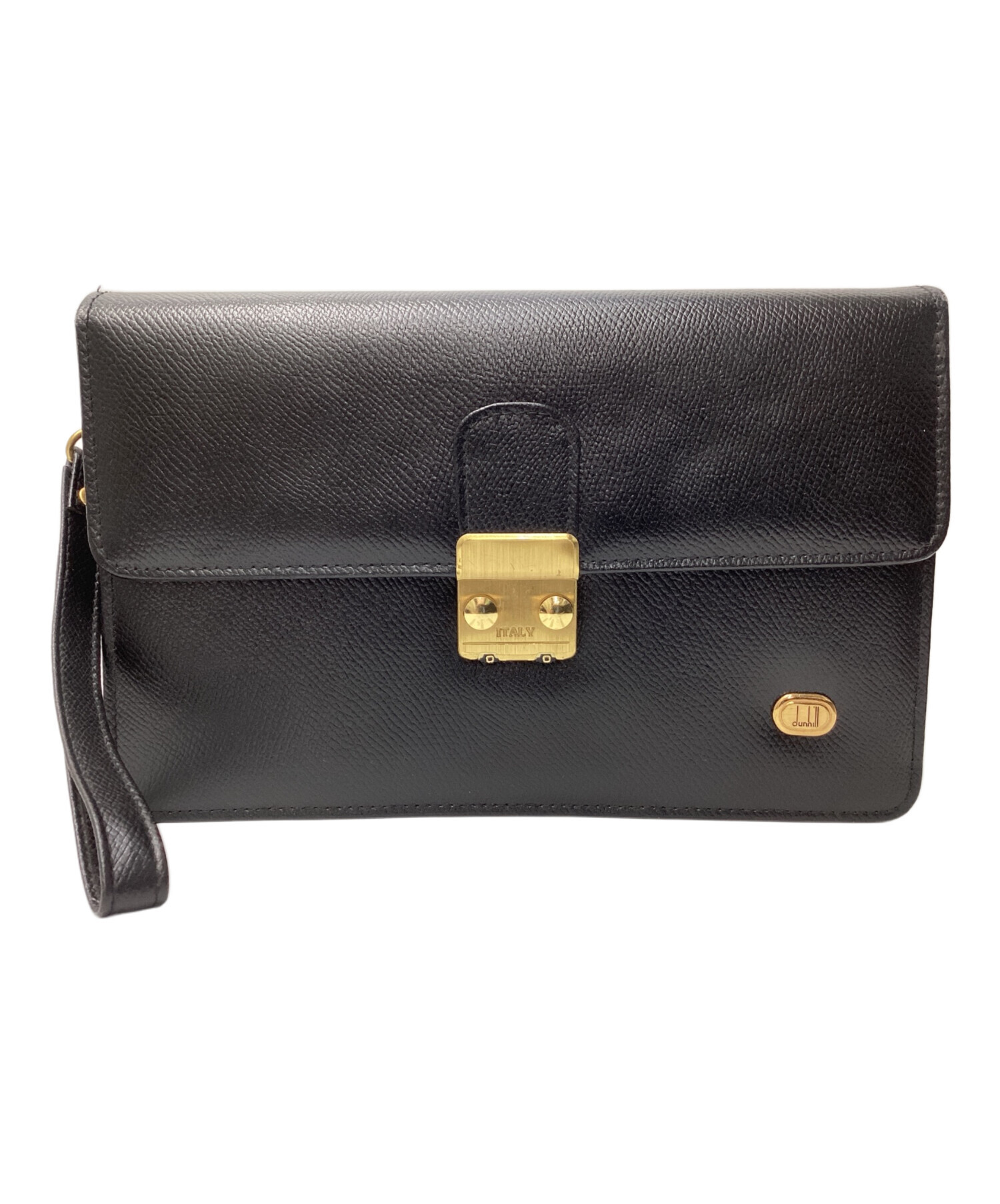 dunhill ダンヒル/クラッチバッグ/ブランドバック/Aランク/88【中古】 中古・古着通販】dunhill (ダンヒル) クラッチバッグ ブラック