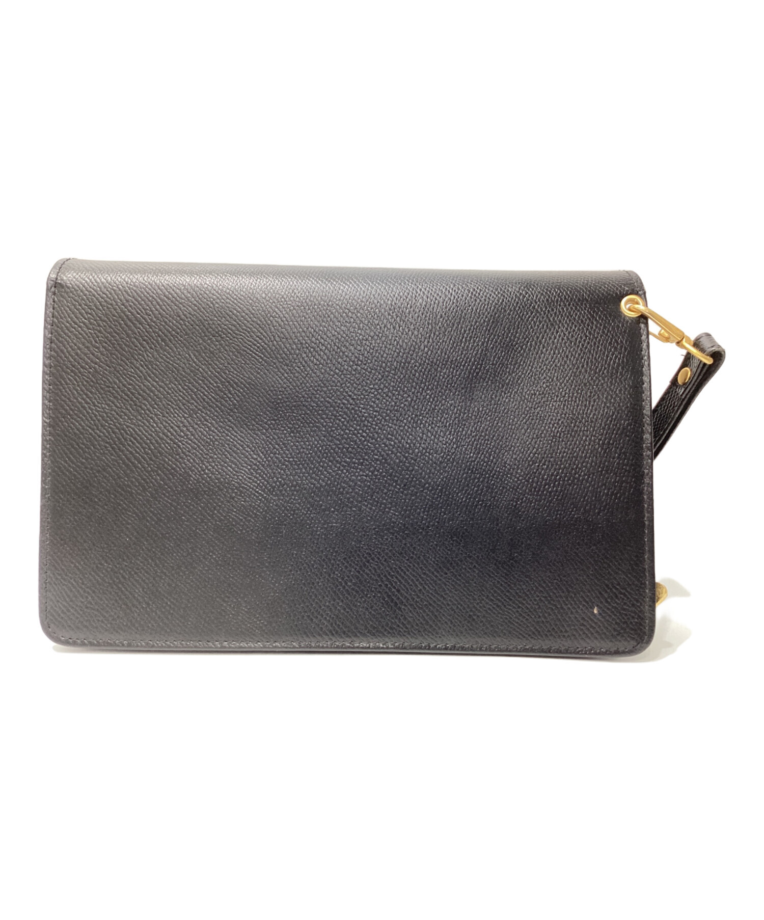 中古・古着通販】dunhill (ダンヒル) クラッチバッグ ブラック