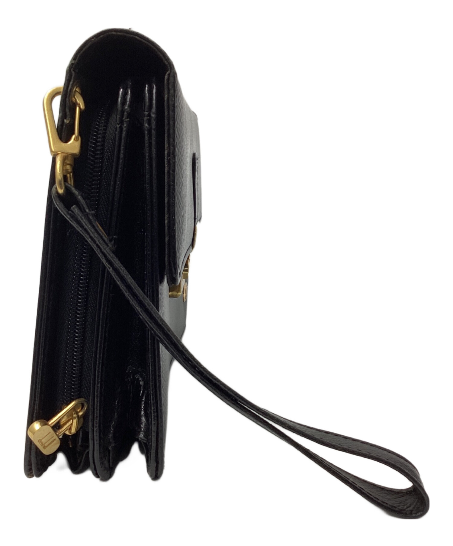 中古・古着通販】dunhill (ダンヒル) クラッチバッグ ブラック