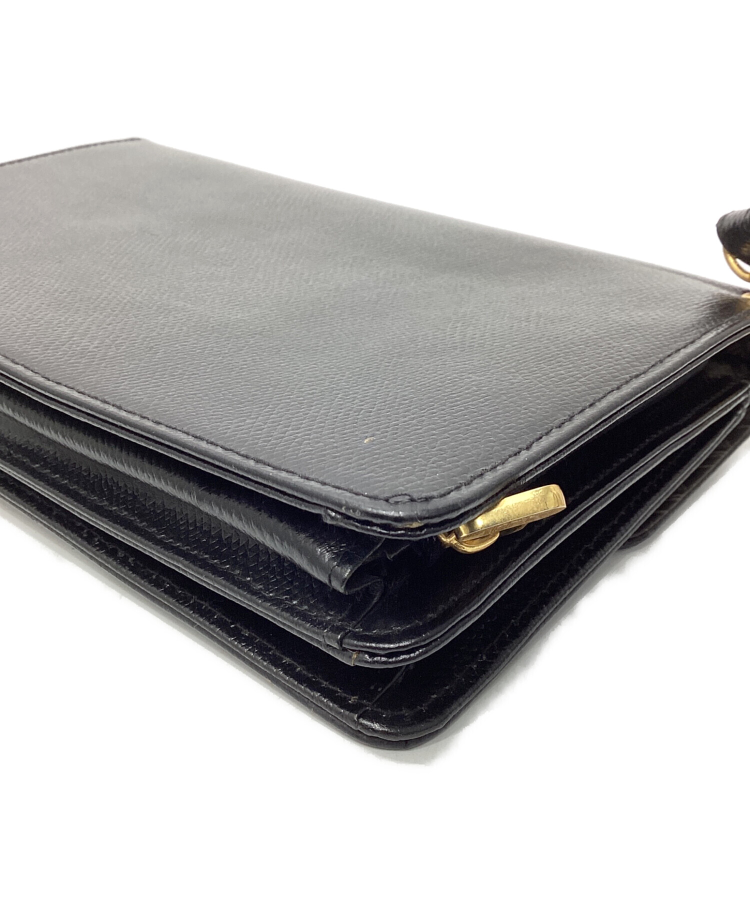 【値下げ】【ダンヒル】【dunhill】クラッチバッグ 中古・古着通販】dunhill (ダンヒル) クラッチバッグ ブラック