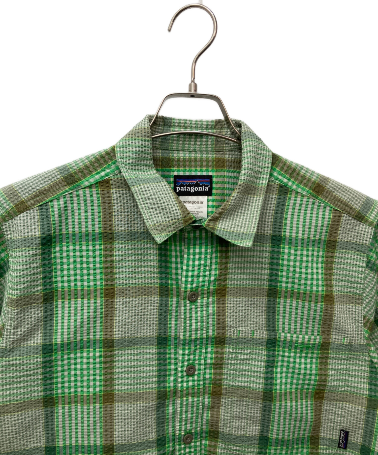 中古・古着通販】Patagonia (パタゴニア) シアサッカーチェックシャツ