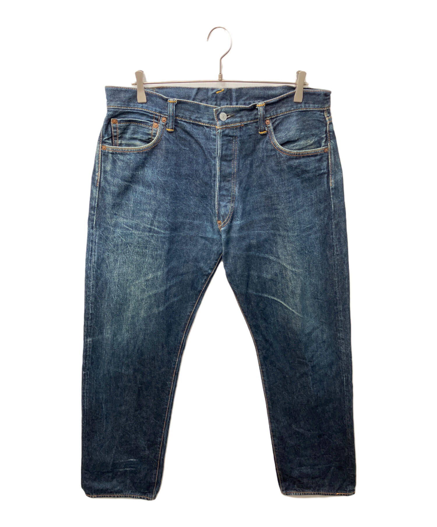 中古・古着通販】EVISU (エヴィス) 白カモメペイント セルビッチデニム