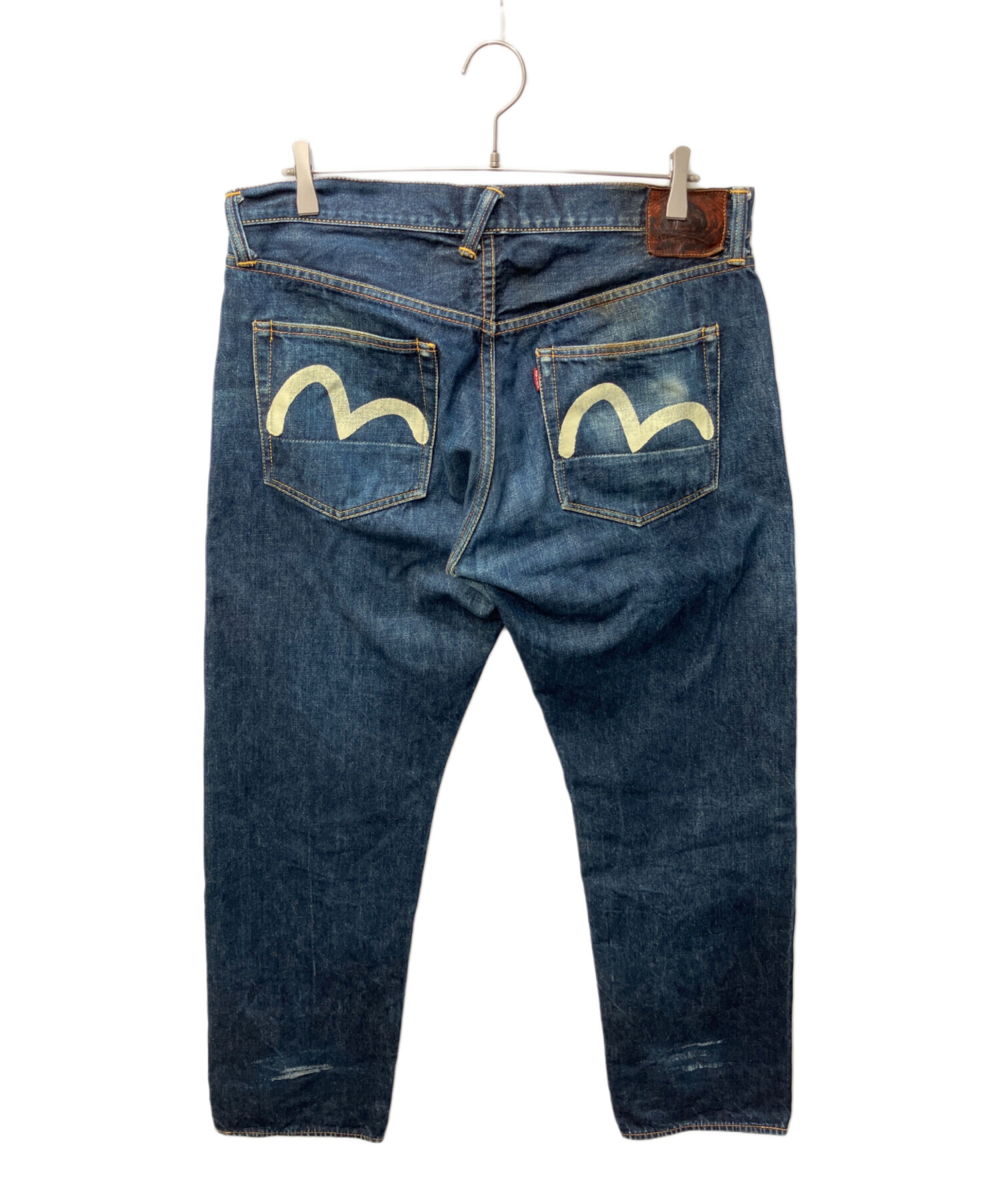 中古・古着通販】EVISU (エヴィス) 白カモメペイント セルビッチデニム