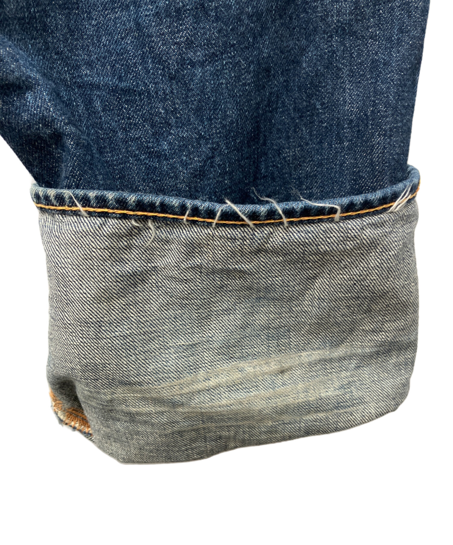 中古・古着通販】EVISU (エヴィス) 白カモメペイント セルビッチデニム