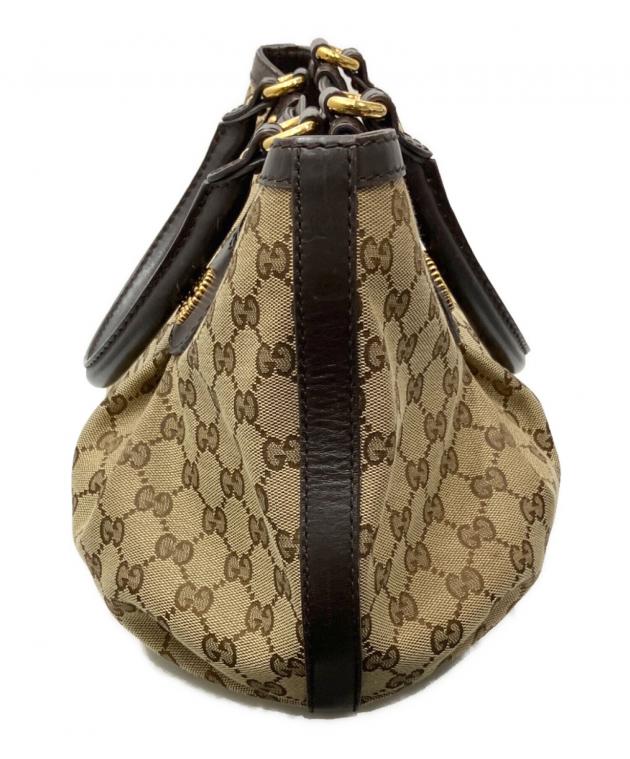 中古・古着通販】GUCCI (グッチ) トートバッグ ブラウン×ベージュ