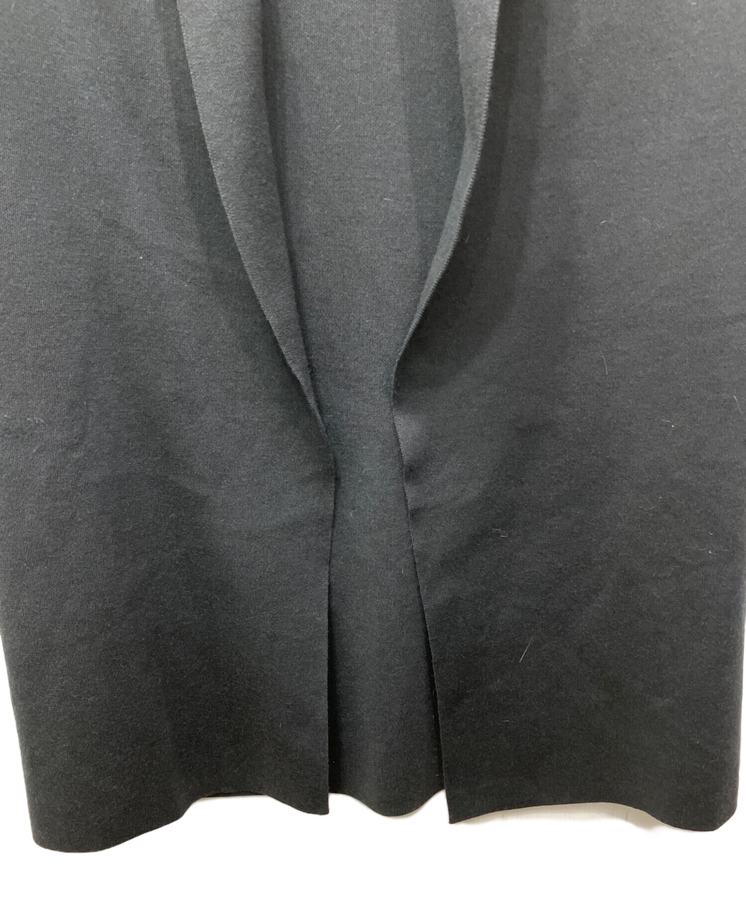 中古・古着通販】SOEJU (ソージュ) ウール混ニットジレ ブラック