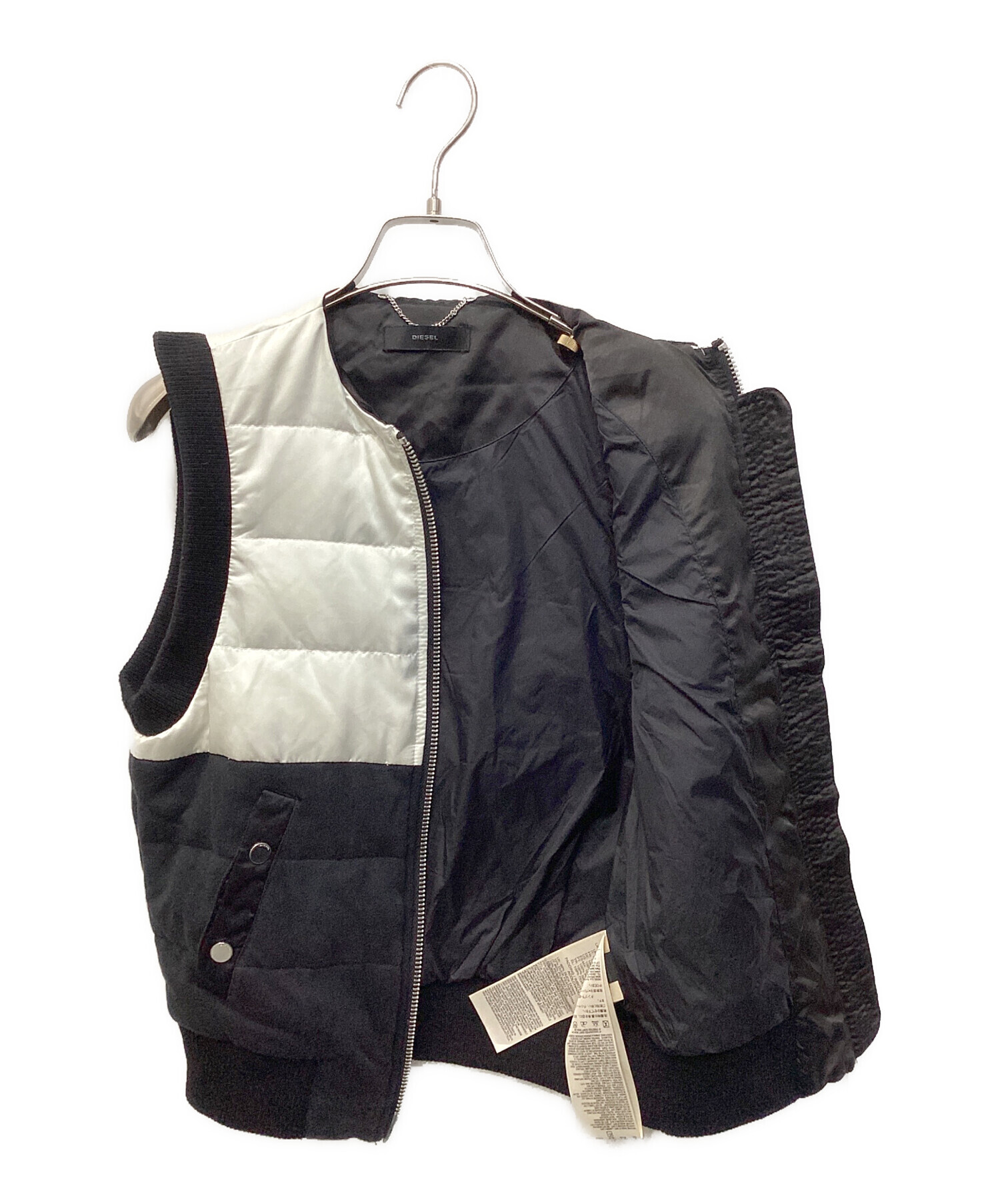 中古・古着通販】DIESEL (ディーゼル) バイカラーダブルジップダウン