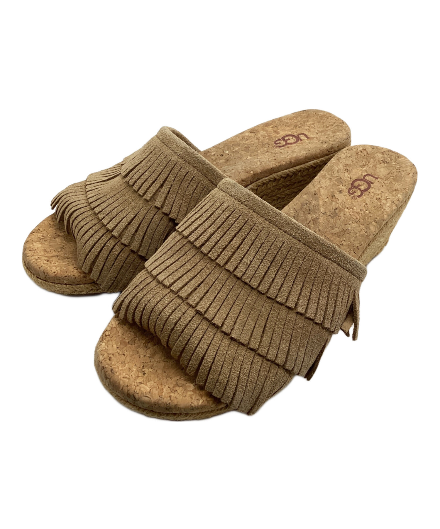 UGG ウェッジソール サンダル 新品未使用　定価23000円　最終値下げです。 中古・古着通販】UGG (アグ) ウェッジソールサンダル アイボリー