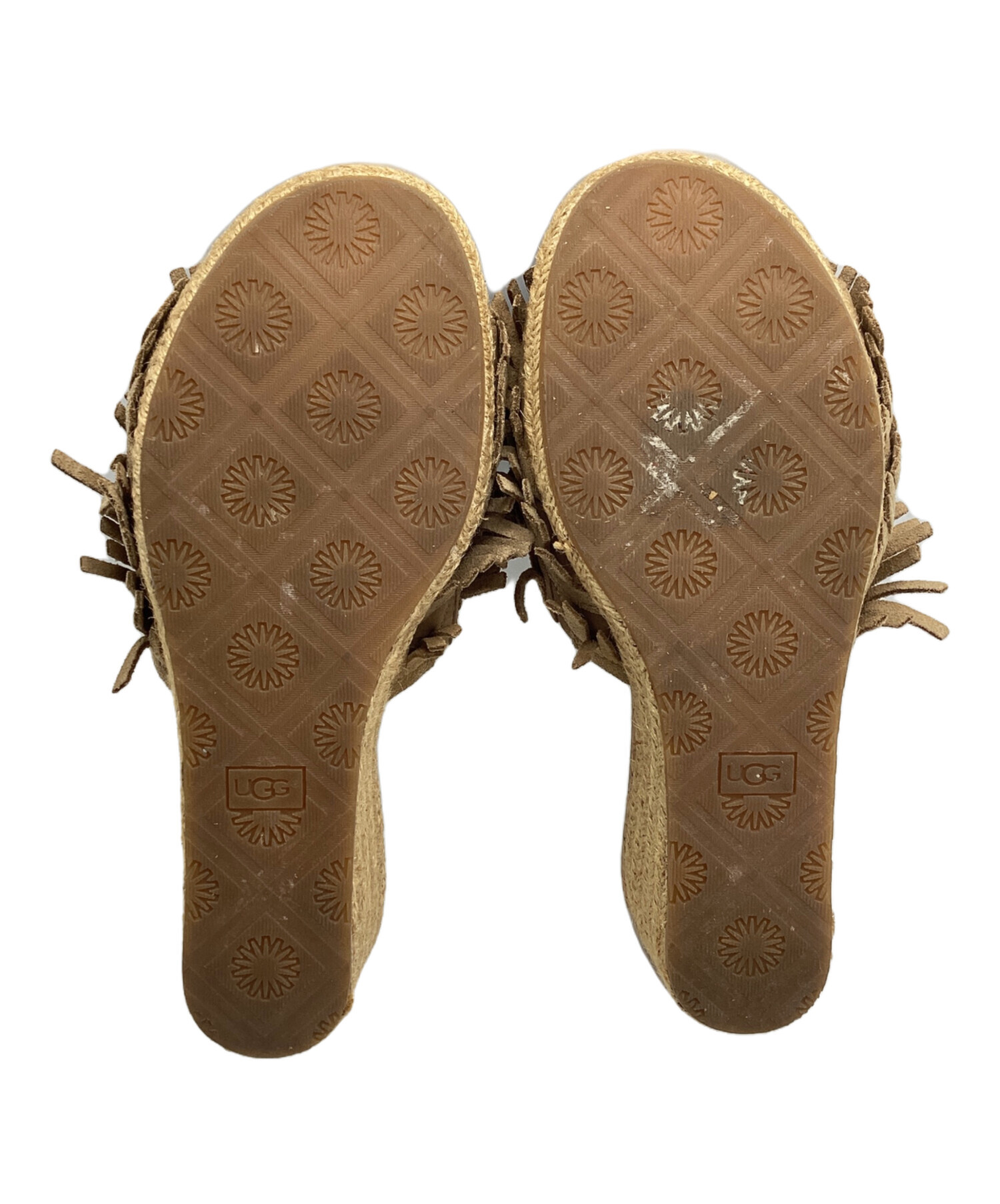 UGG ウェッジソール サンダル 新品未使用　定価23000円　最終値下げです。 中古・古着通販】UGG (アグ) ウェッジソールサンダル アイボリー