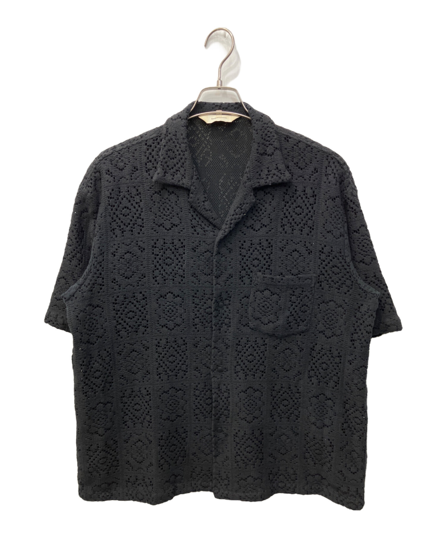 Sasquatchfabrix. カジュアルシャツ M 黒 【古着】【中古】【送料無料】 中古・古着通販】SASQUATCHfabrix. (サスクワッチファブリックス) KNIT