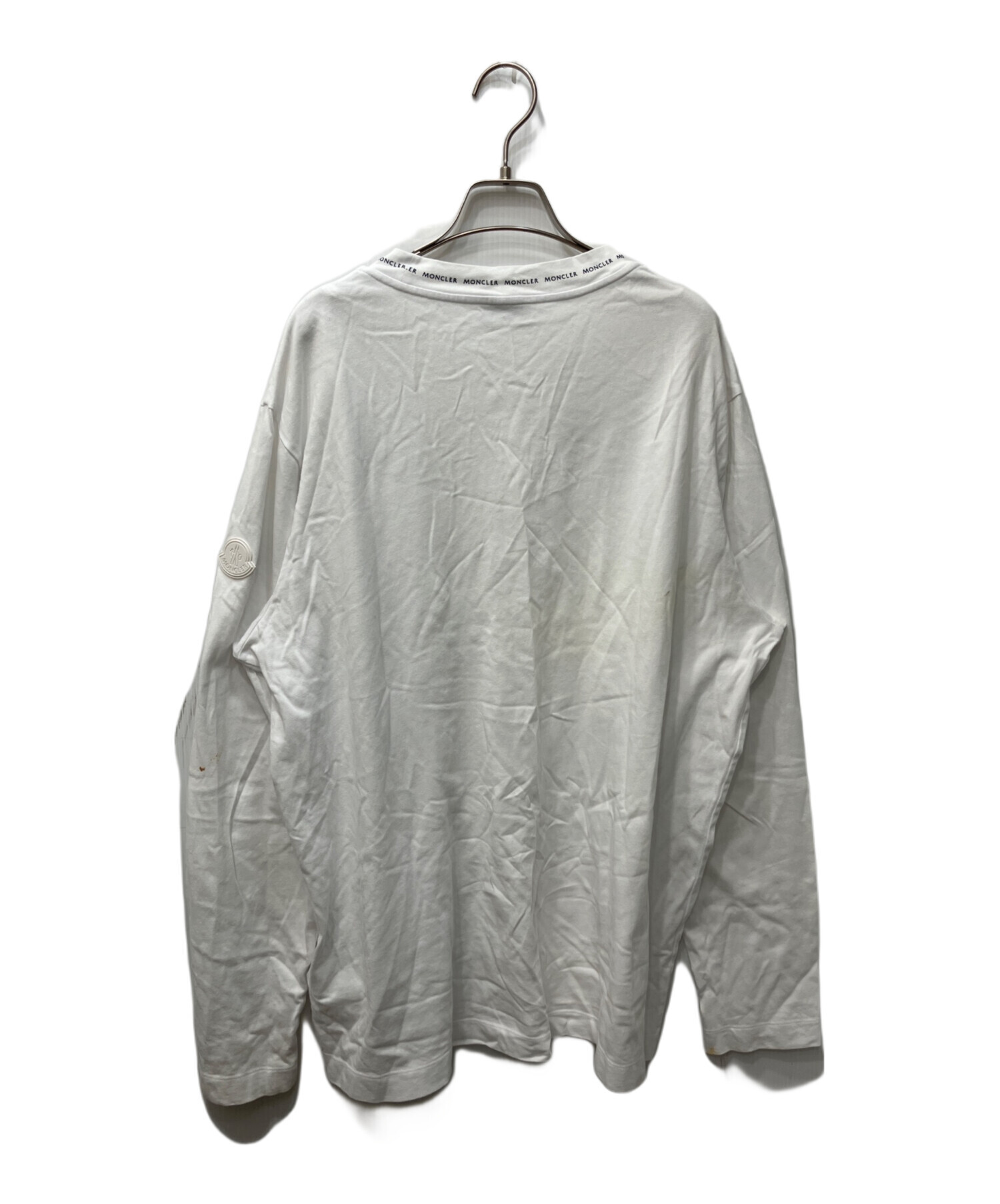 中古・古着通販】MONCLER (モンクレール) ネックロゴ長袖Tシャツ