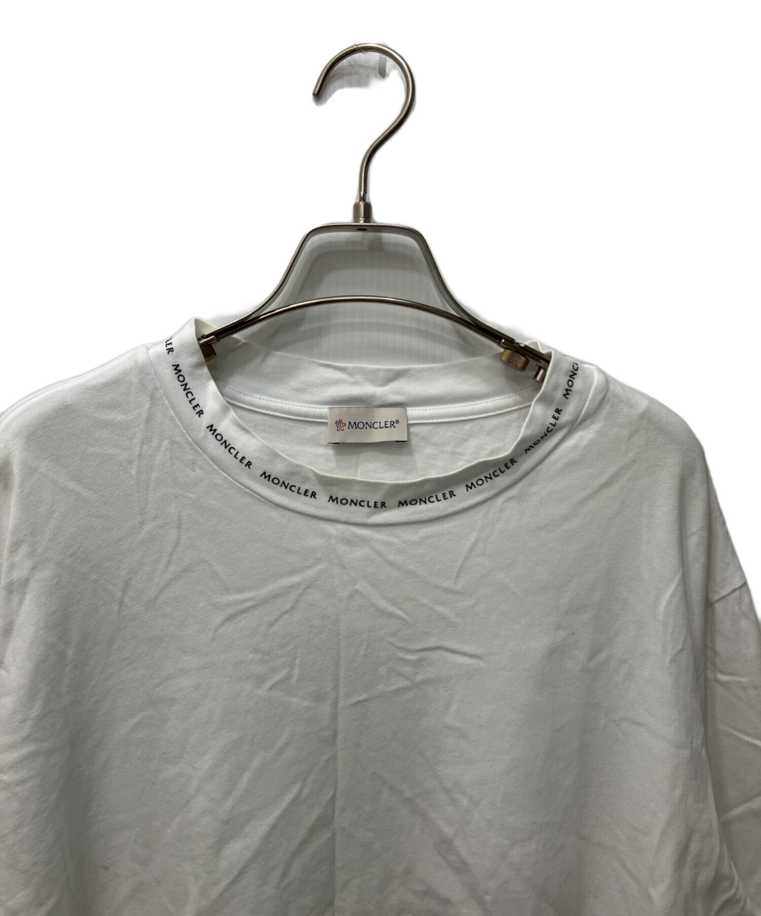 中古・古着通販】MONCLER (モンクレール) ネックロゴ長袖Tシャツ