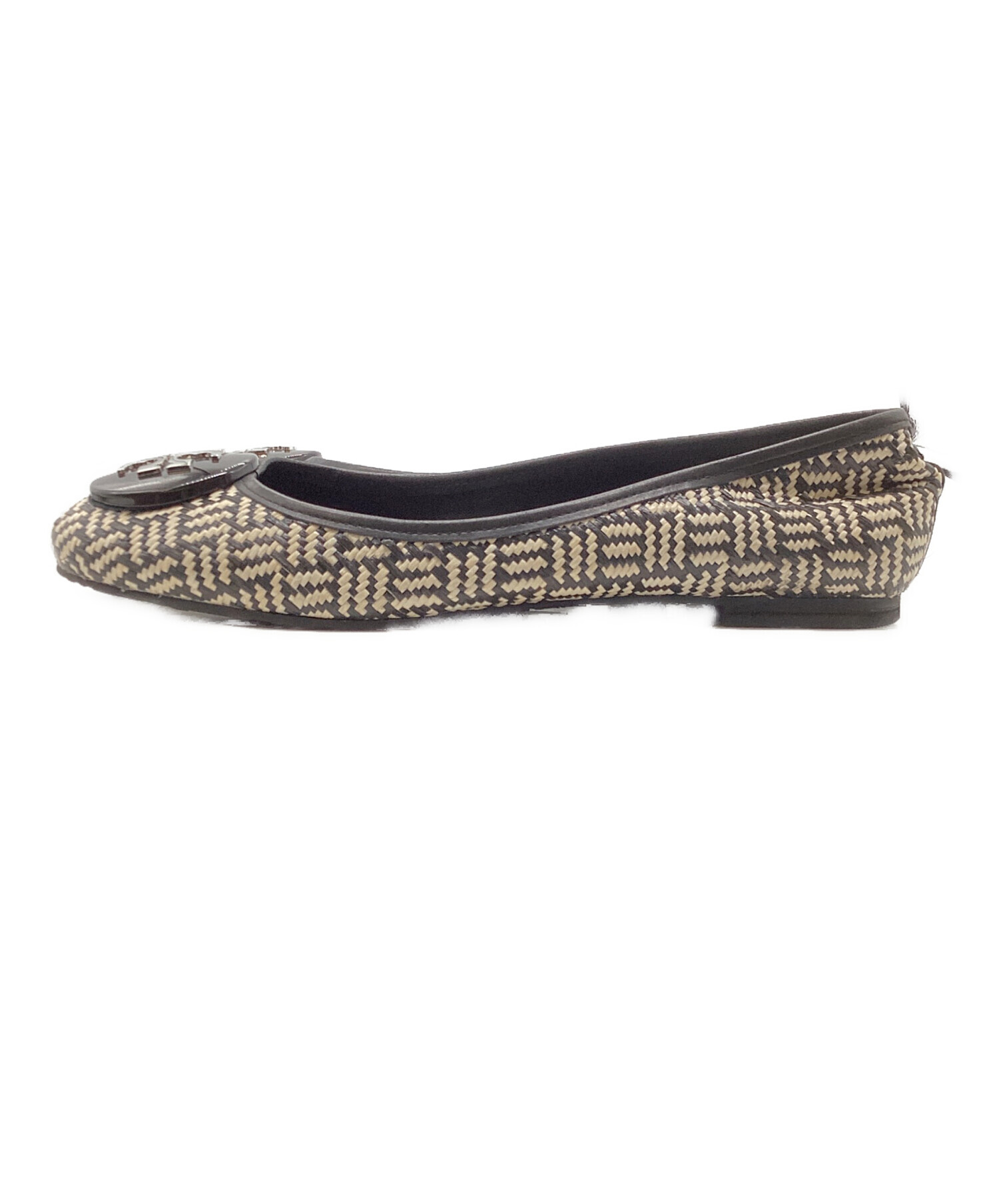 中古・古着通販】TORY BURCH (トリーバーチ) 編み込みフラットパンプス