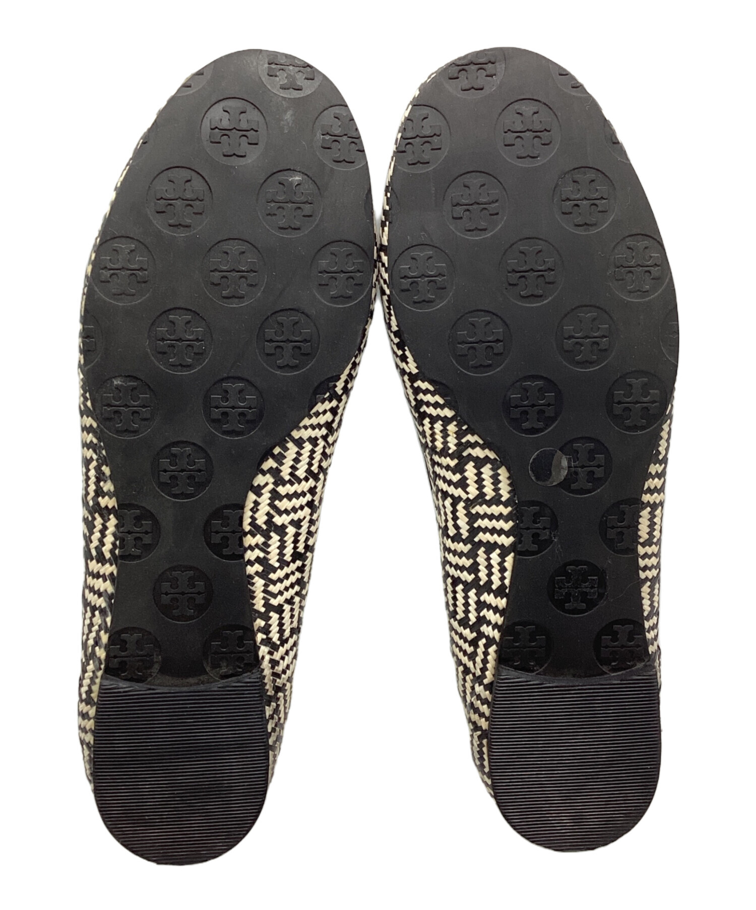 中古・古着通販】TORY BURCH (トリーバーチ) 編み込みフラットパンプス