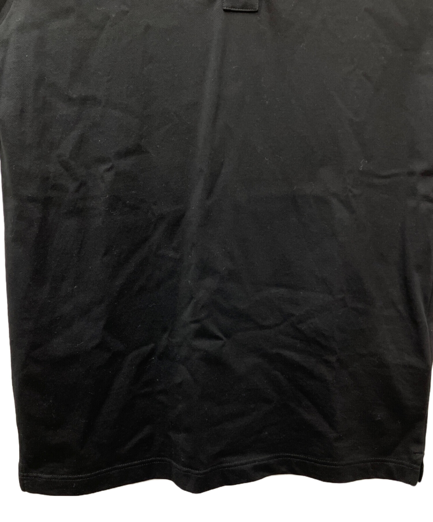 中古・古着通販】PRADA (プラダ) ピケポロシャツ ブラック サイズ:M