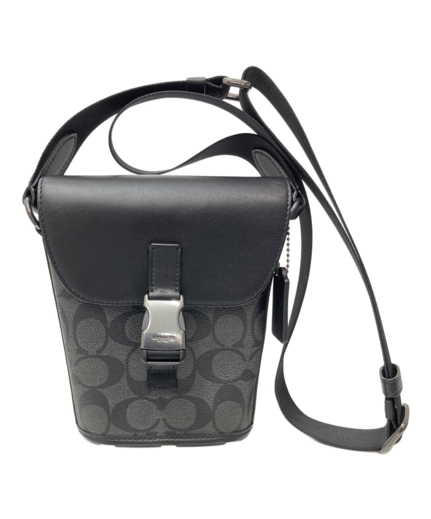 中古・古着通販】COACH (コーチ) Track Small Flap Crossbody(トラック
